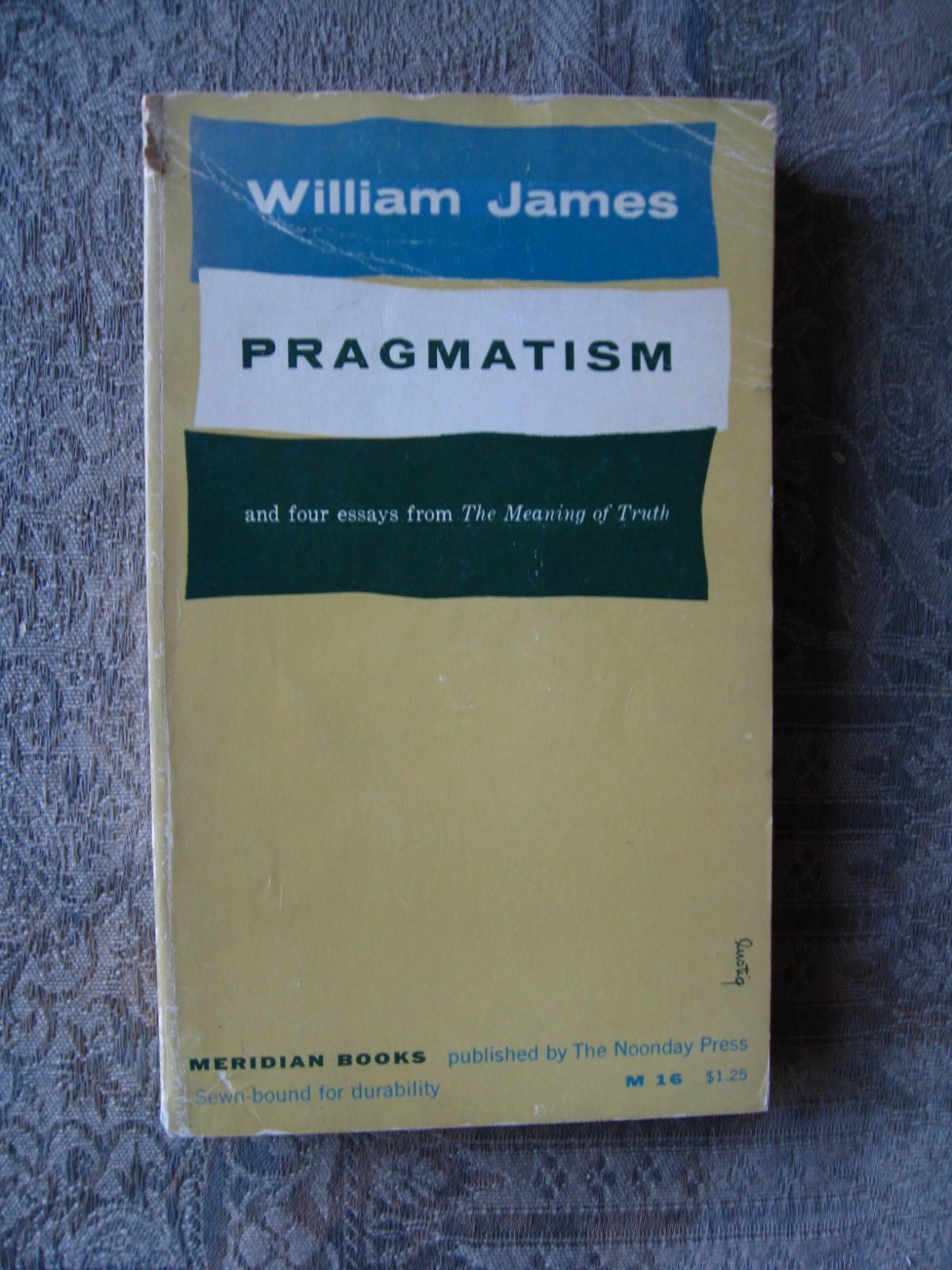 William James – Pragmatism – 1943 – paperback