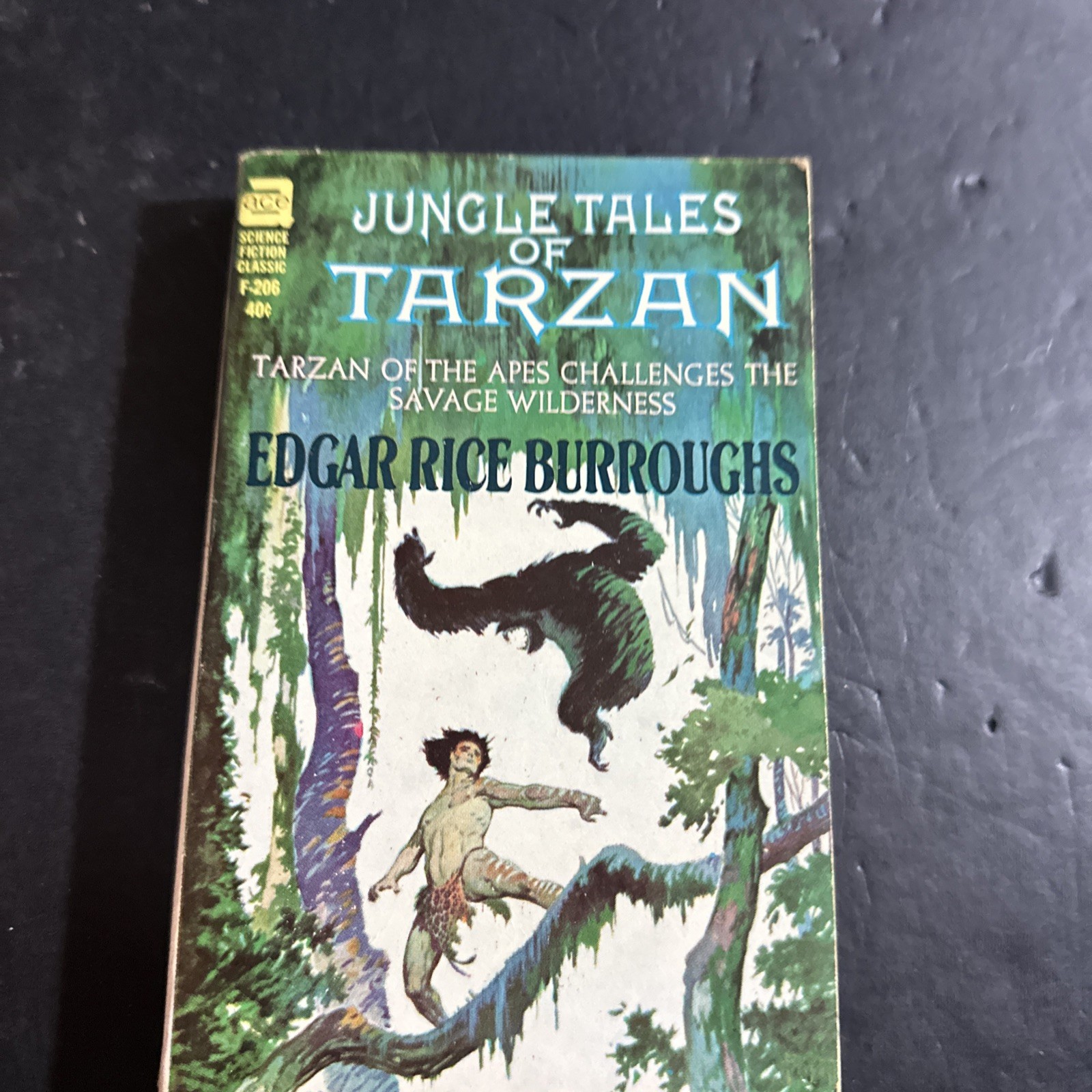 Jungle Tales of Tarzan by Edgar Rice Burroughs Ace F-206 Frank Frezetta Sf6