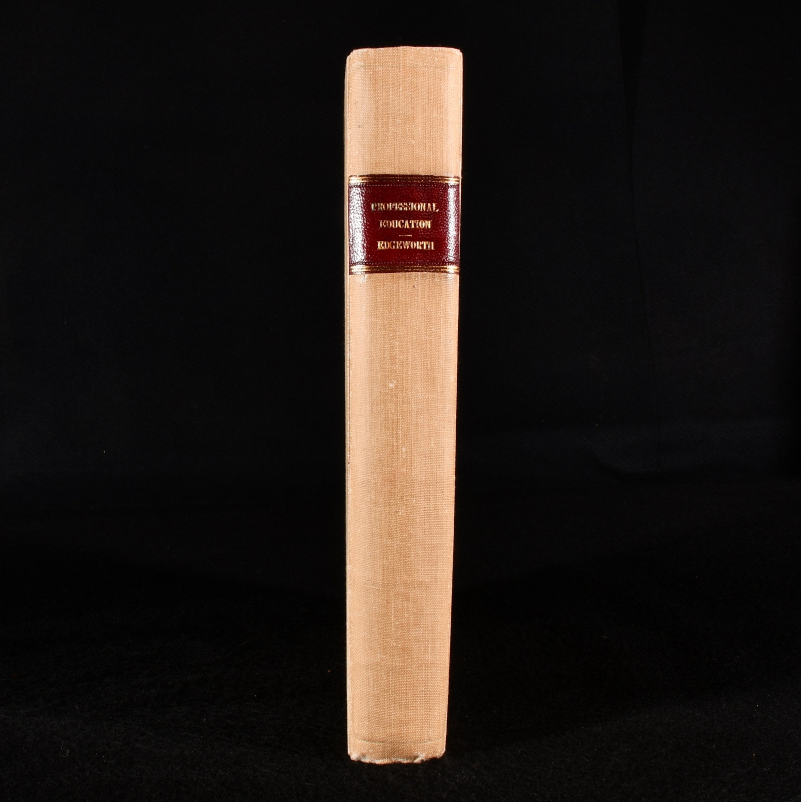 1809 Essays on Professional Education R L Edgeworth 1st Scarce Cloth