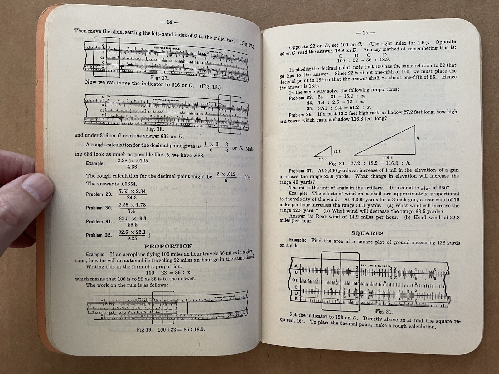 Vintage 1925 POLYPHASE Slide Rule Manual Keuffel & Esser Co #7