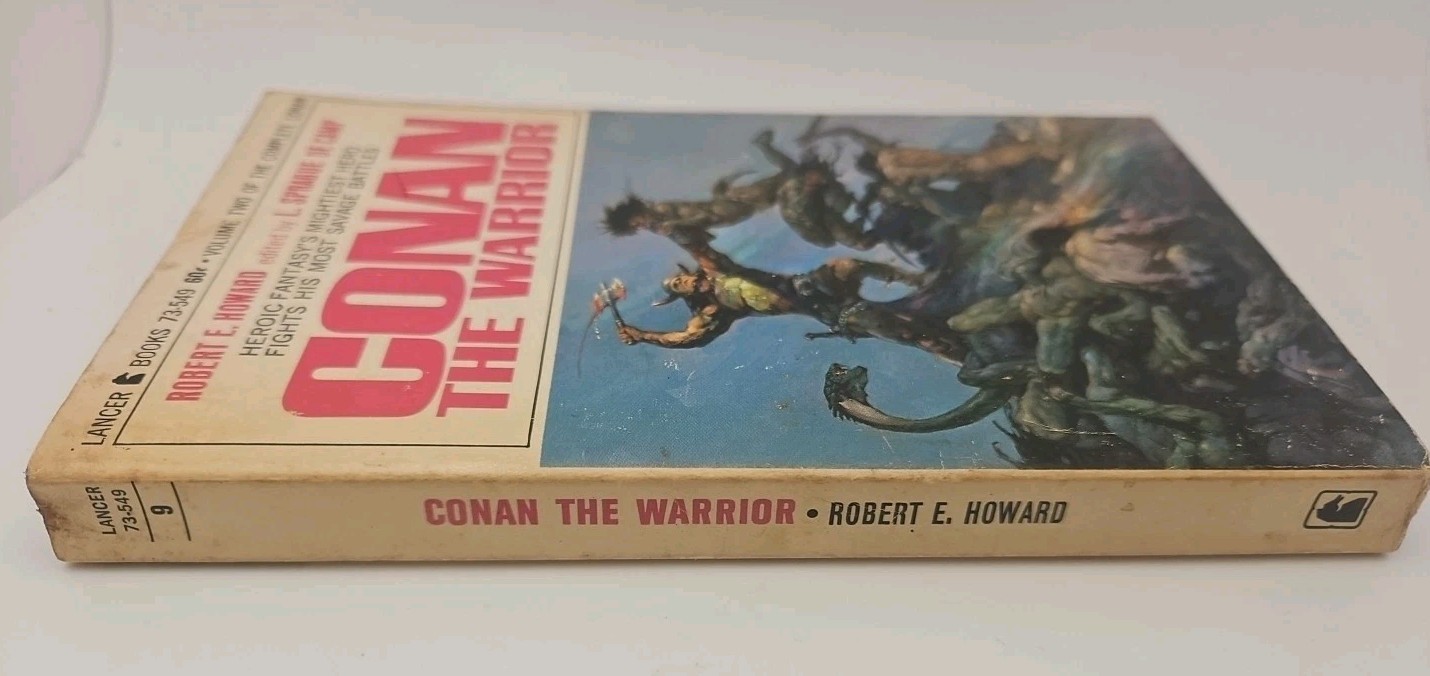 Conan The Buccaneer & Warrior Lancer Paperbacks 1967 & 1971 1st Editions VG Cond
