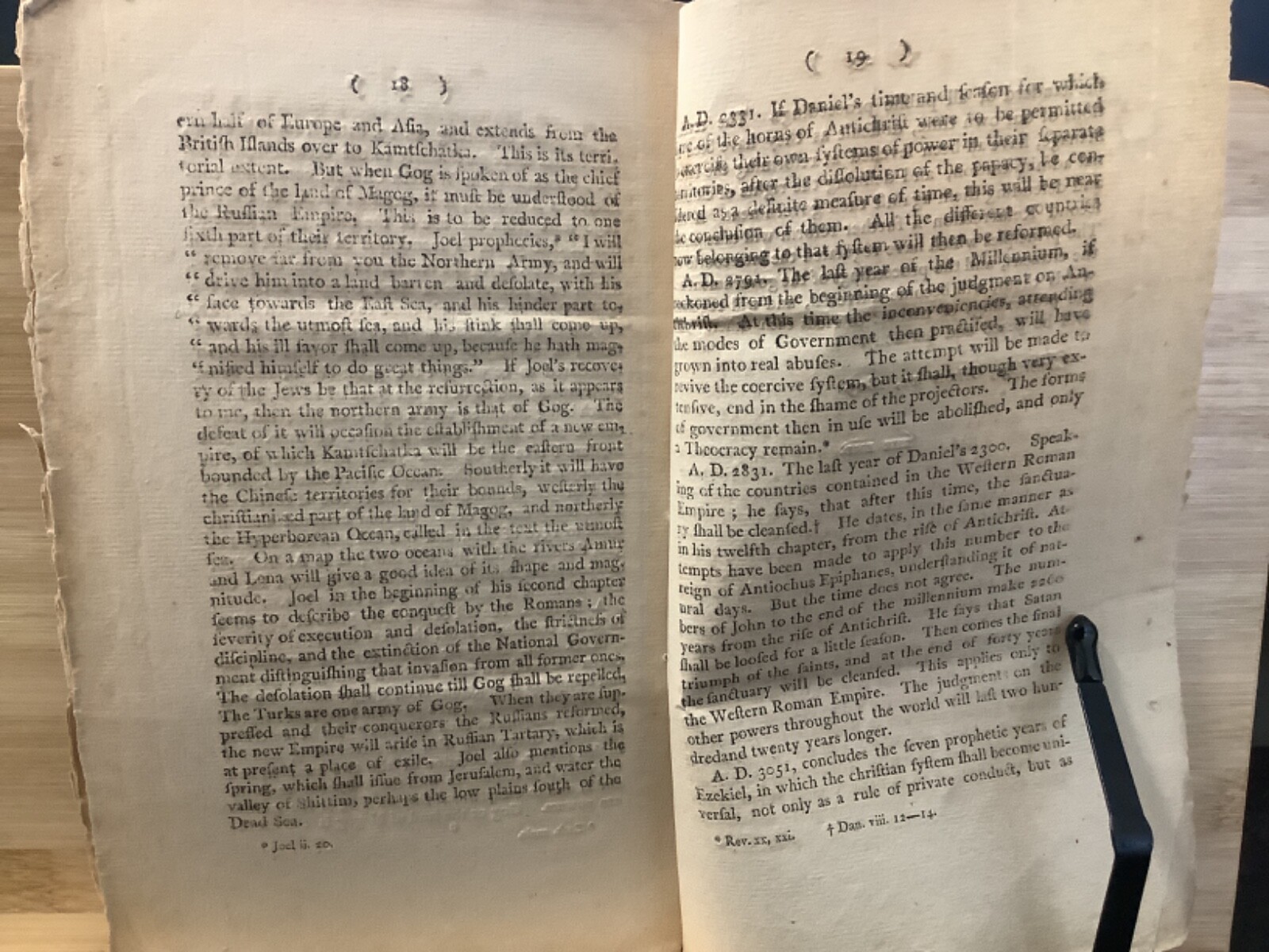 1803 An Attempt To Arrange Scripture Prophecies Yet Remaining James WInthrop