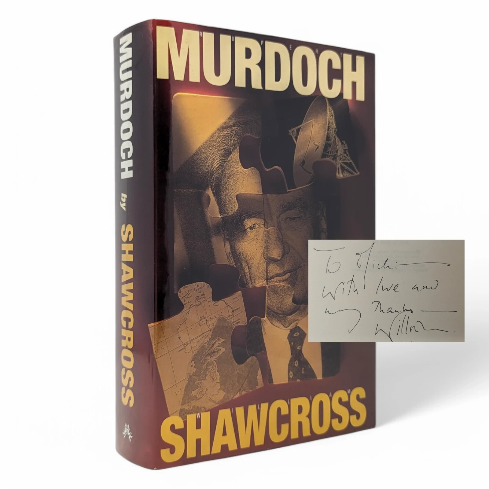 SIGNED Rupert Murdoch WILLIAM SHAWCROSS Chatto Windus 1992 FIRST EDITION Reprint