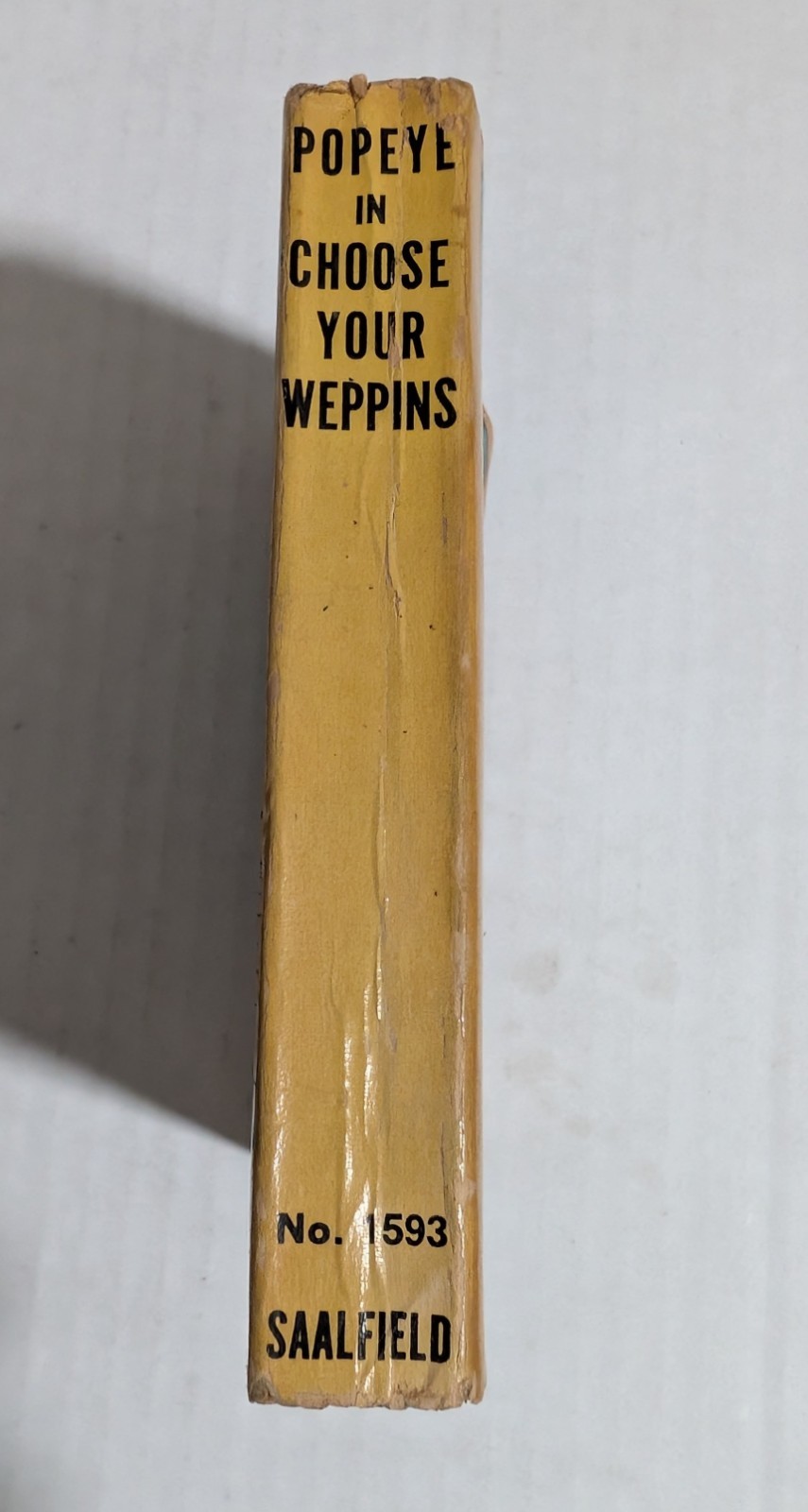 1936 Popeye starring in “CHOOSE YOUR WEPPINS” Hard To Find Rare Soft Cover #1593