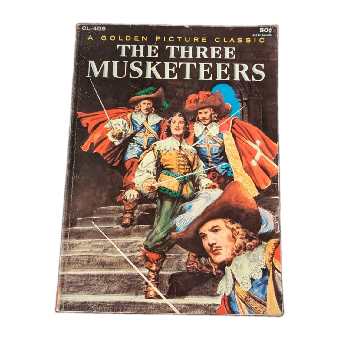 Vintage Golden Picture Classics The Three Musketeers Simon & Schuster PB Book