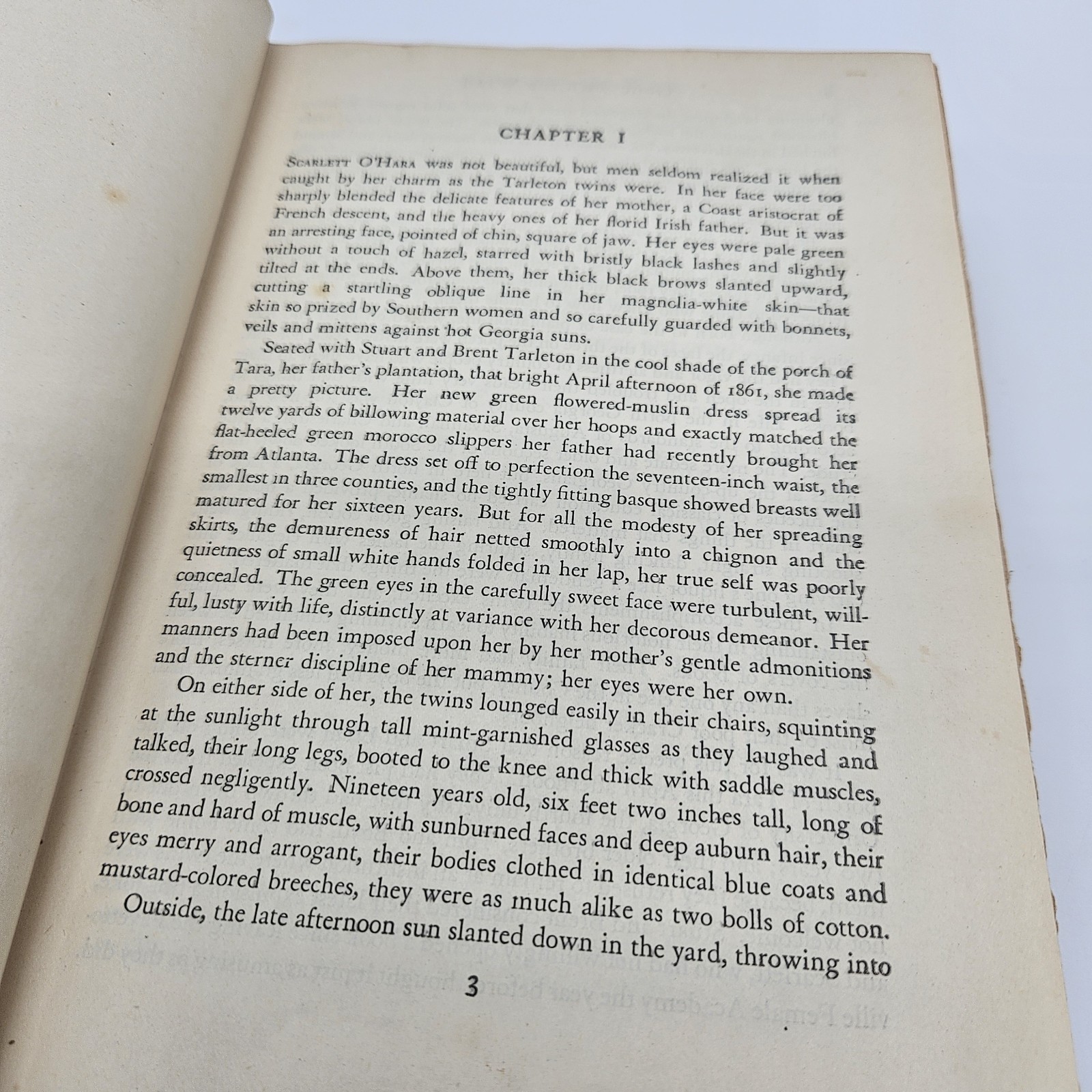 1936 Gone With the Wind Margaret Mitchell Macmillan Cloth Hardcover