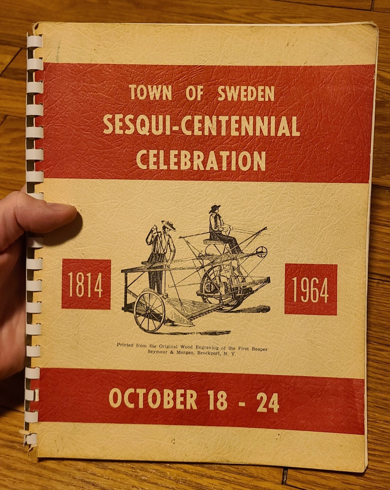 Town of Sweden Sesqui-Centennial Celebration Book 1964 Monroe County NY USA