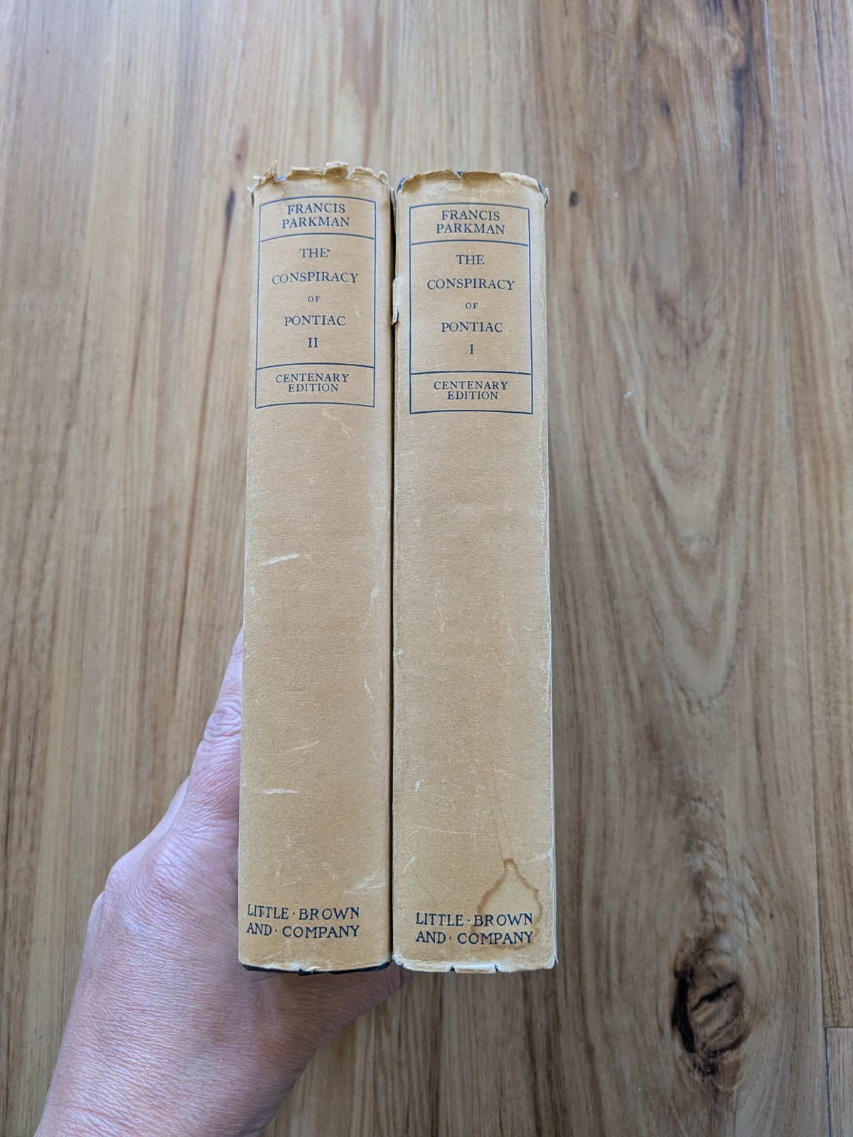 The Conspiracy of Pontiac, Vol I & II, by Francis Parkman Centenary Edition 1933