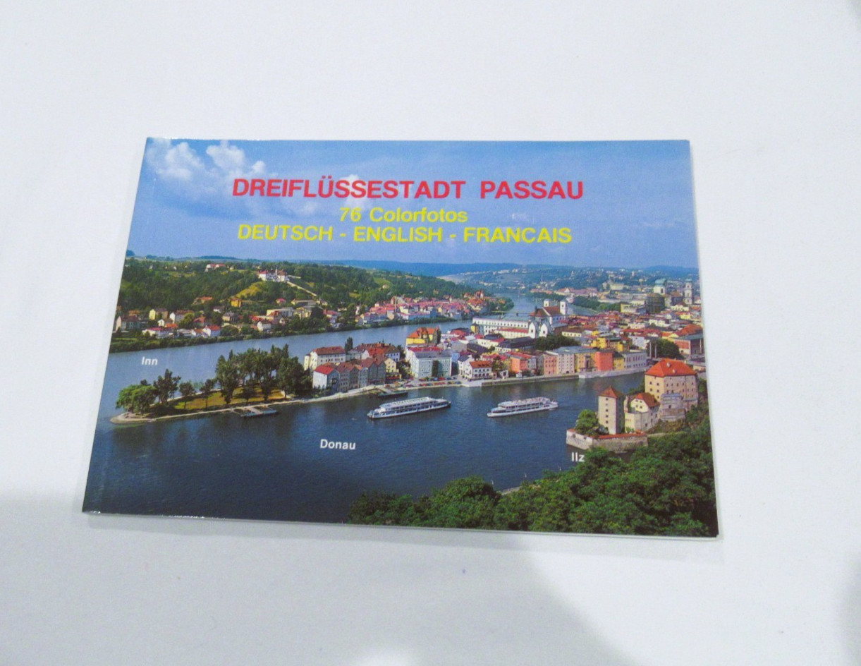 Passau, The City of Three Rivers, in German English and French, c. 1980s