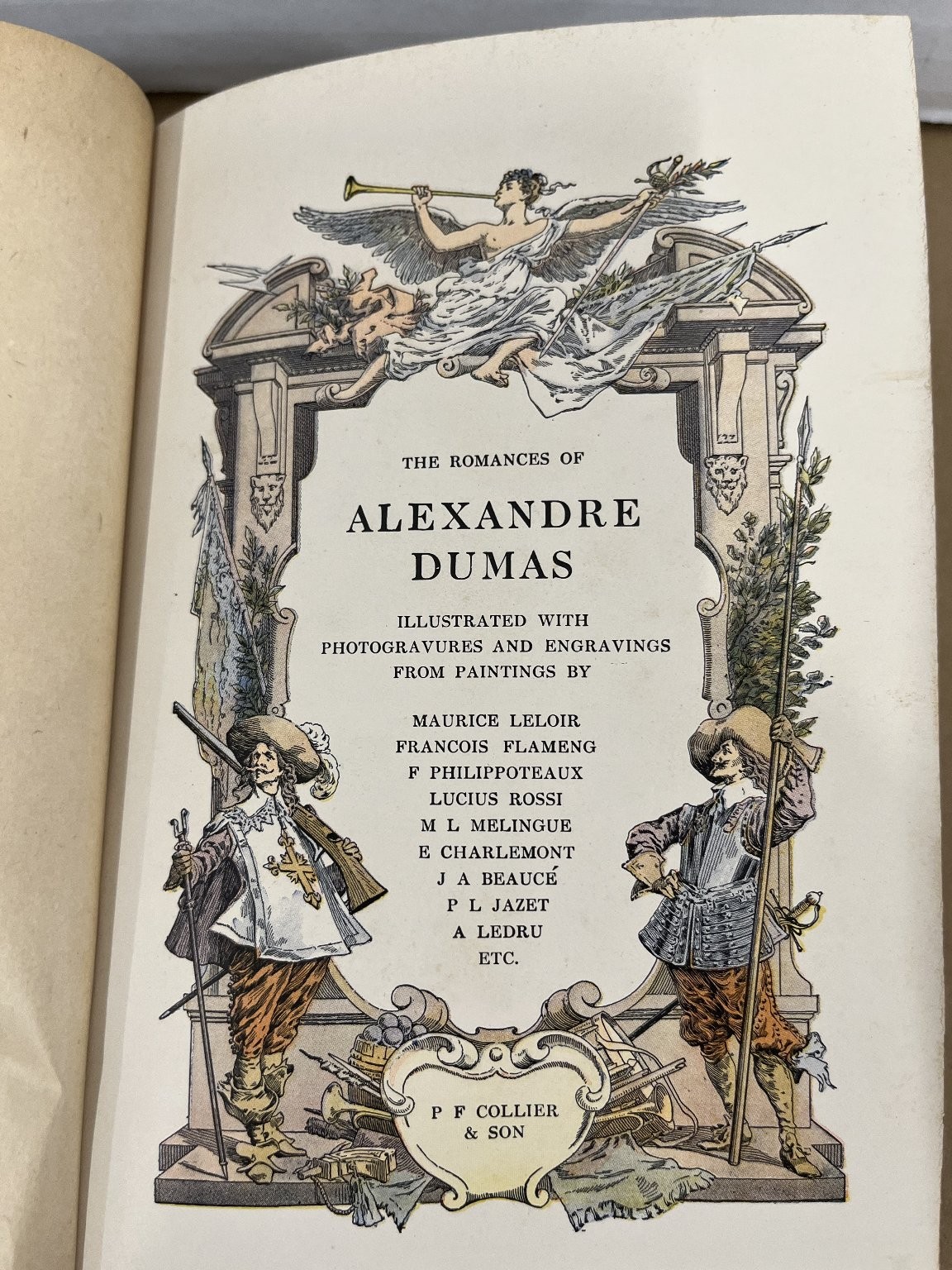 The Page of the Duke of Savoy Alexandre Dumas Illustrated P F Collier & Son