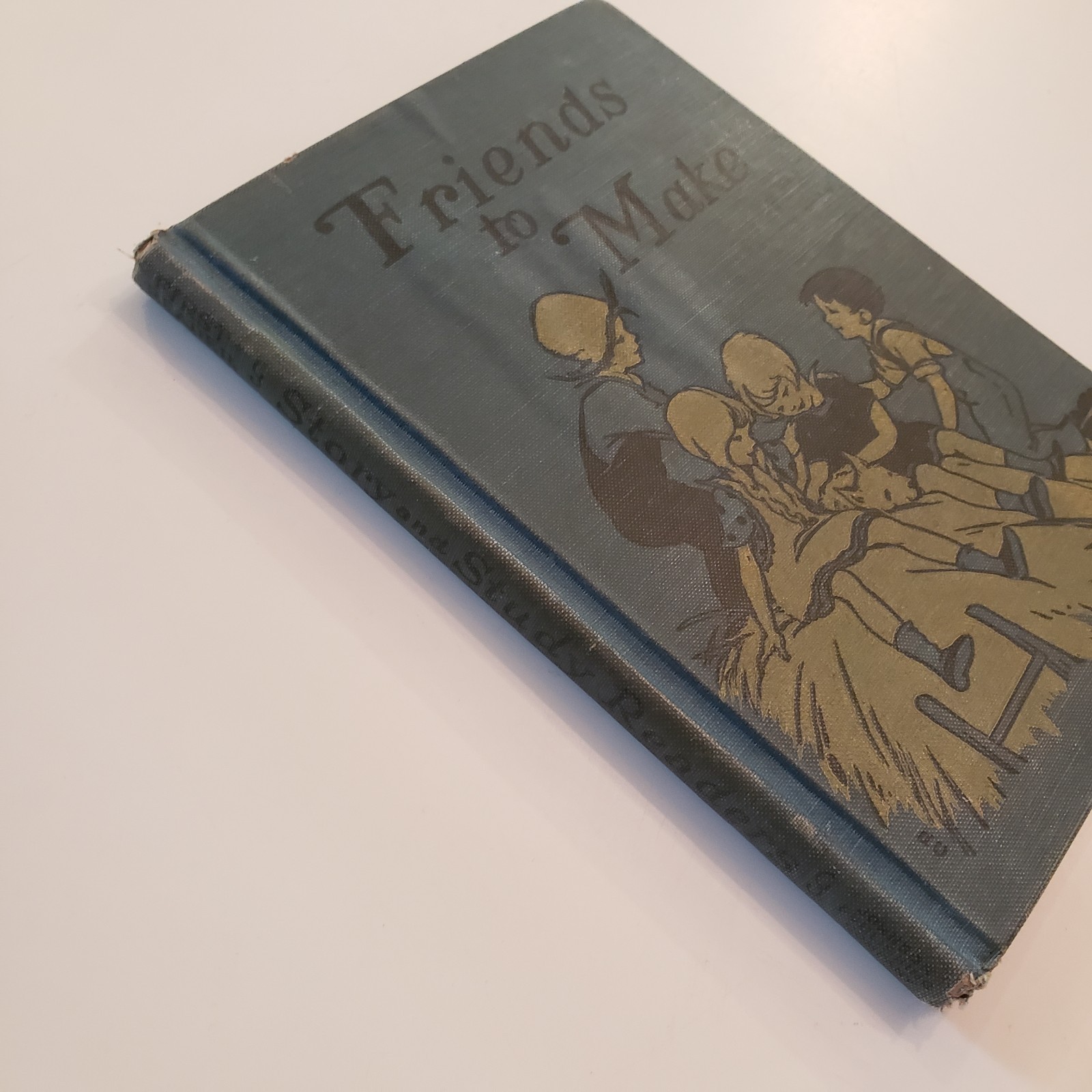 Friends To Make A First Reader School Children’s Book 1928 Story & Study Reader