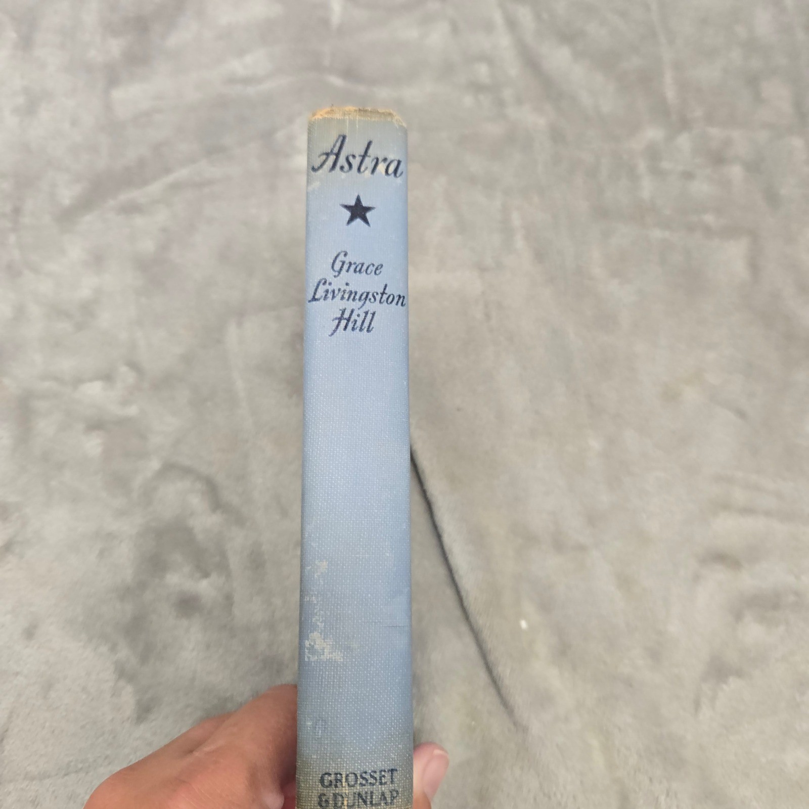 Astra by Grace Livingston Hill 1941 Grosset & Dunlap Vintage Hardcover Blue Star