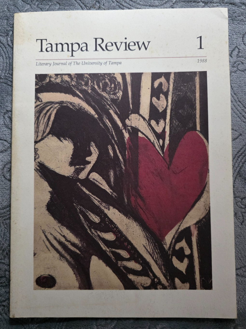 Tampa Review No. 1 First Issue 1988 Univ of Tampa Literary Journal Essays Poetry