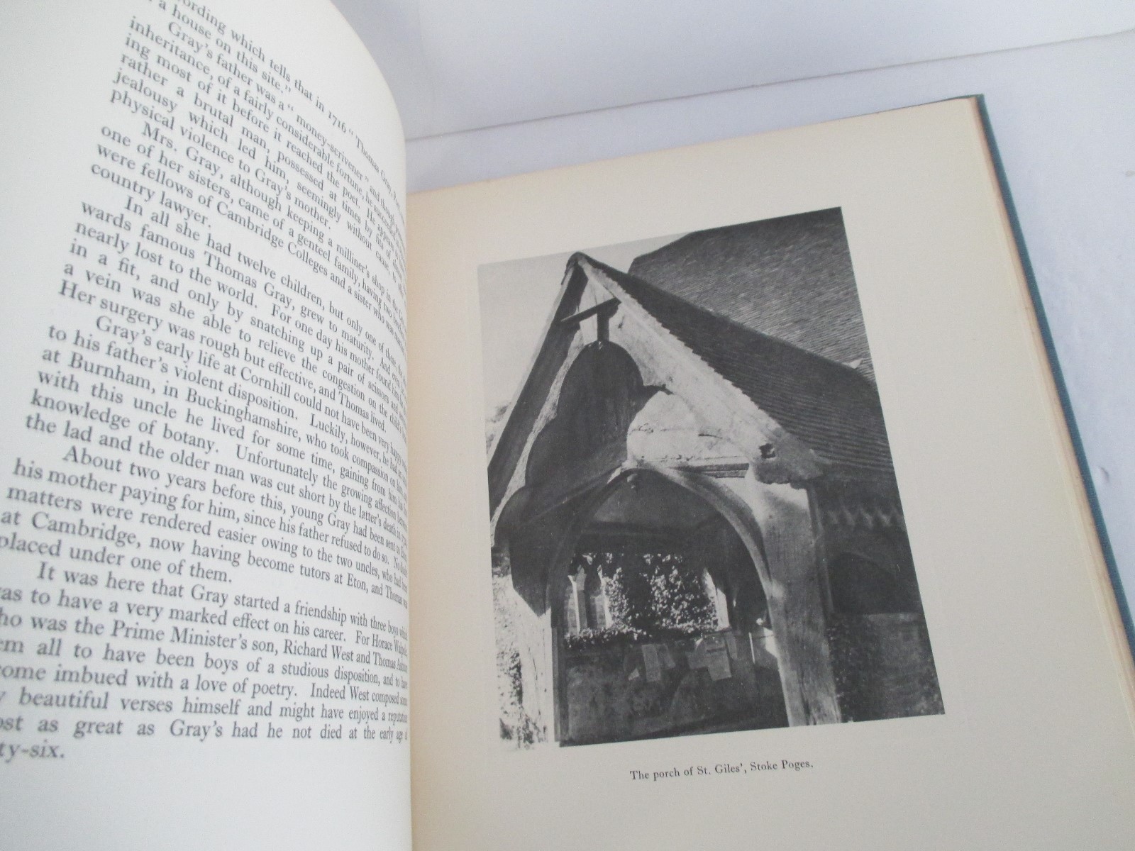 WILLIAM PENN Thomas Gray & Stoke Poges, 1930 Illus 1st Ed, Penn-Gray Society