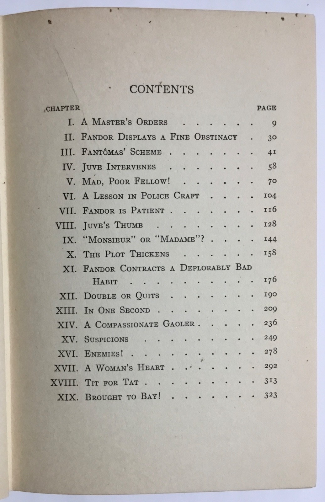Fantomas Captured by Marcel Allain 1926 Hardcover Acceptable Condition