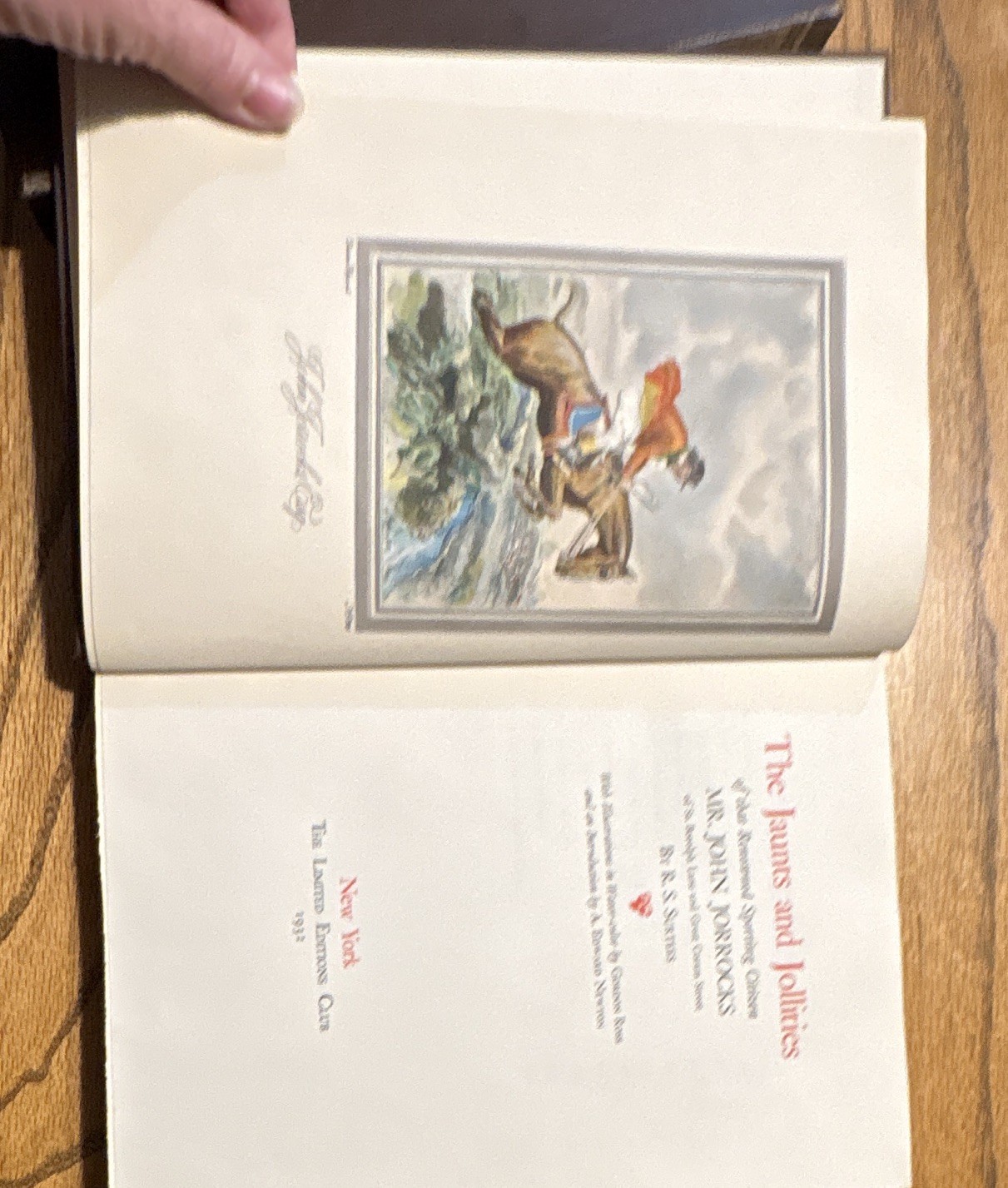 THE JAUNTS AND JOLLITIES JOHN JORROCKS HC 1932 LIMITED EDITIONS SIGNED #617