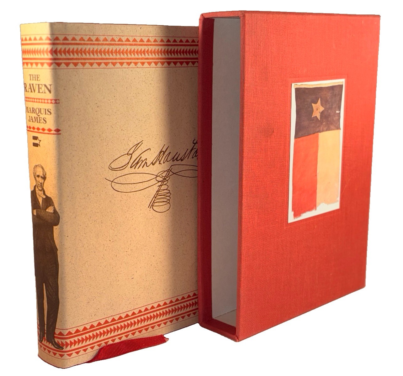 Vtg HC, The Raven: A Biography of Sam Houston by Marquis James, 1990 – Book Club