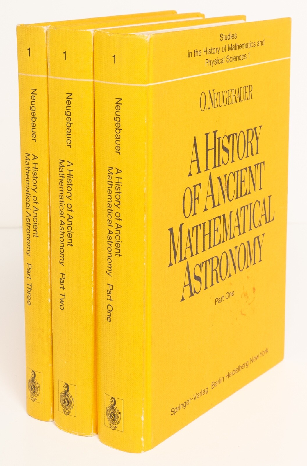 HISTORY OF ANCIENT MATHEMATICAL ASTRONOMY – O. Neugebauer – Springer, 1975