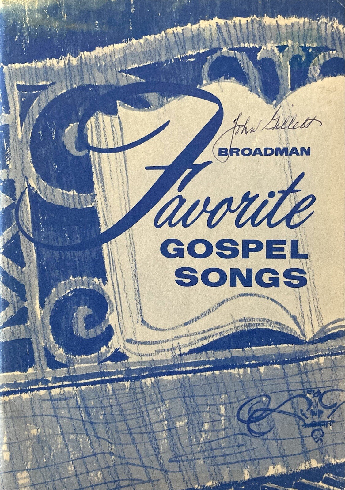 Broadman Favorite Gospel Songs by Sims & Reynolds 1965 Paperback