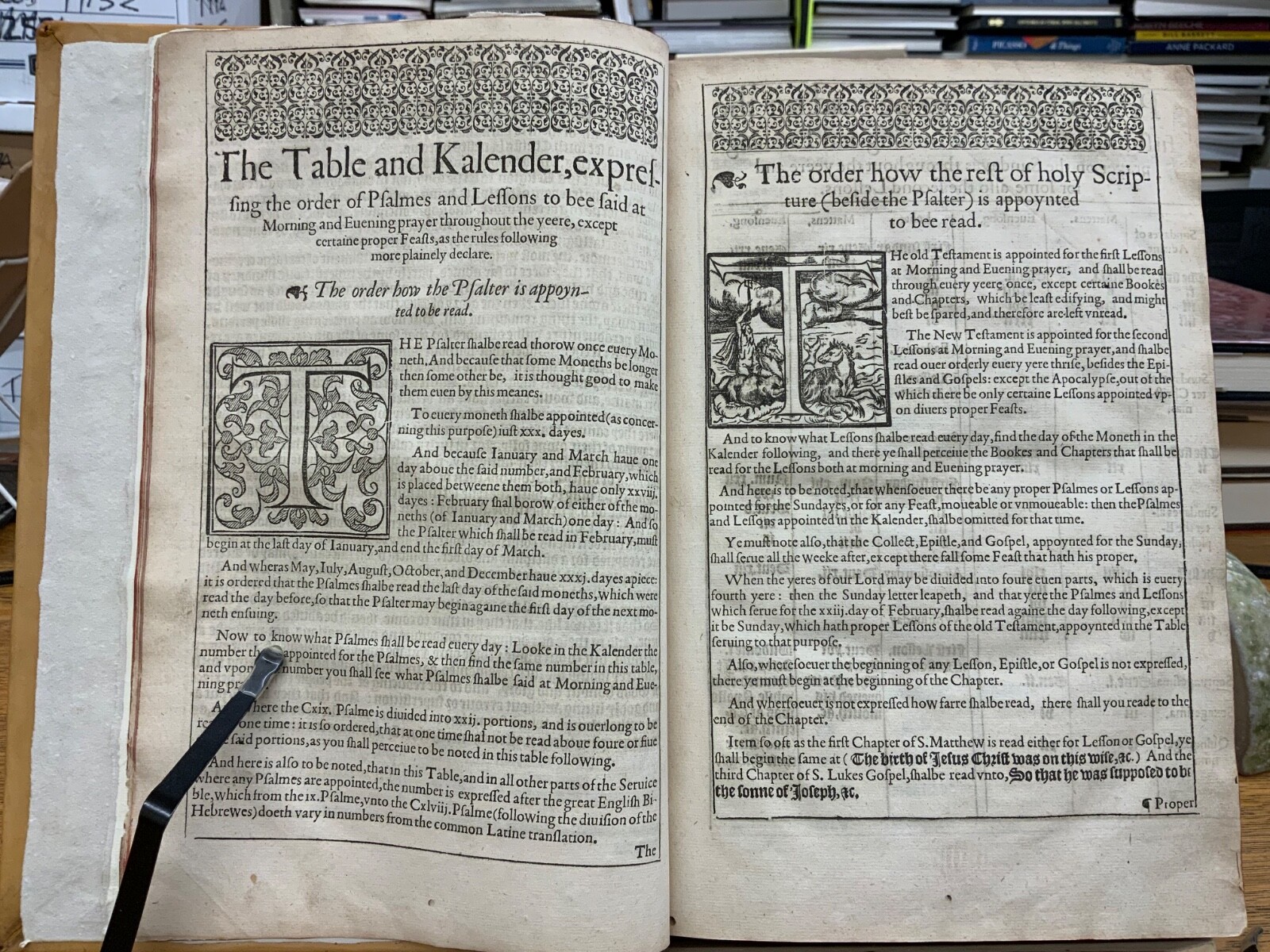 1607 Common Prayer Robert Barker Imprint + Psalms in Meter Thomas Sternhold