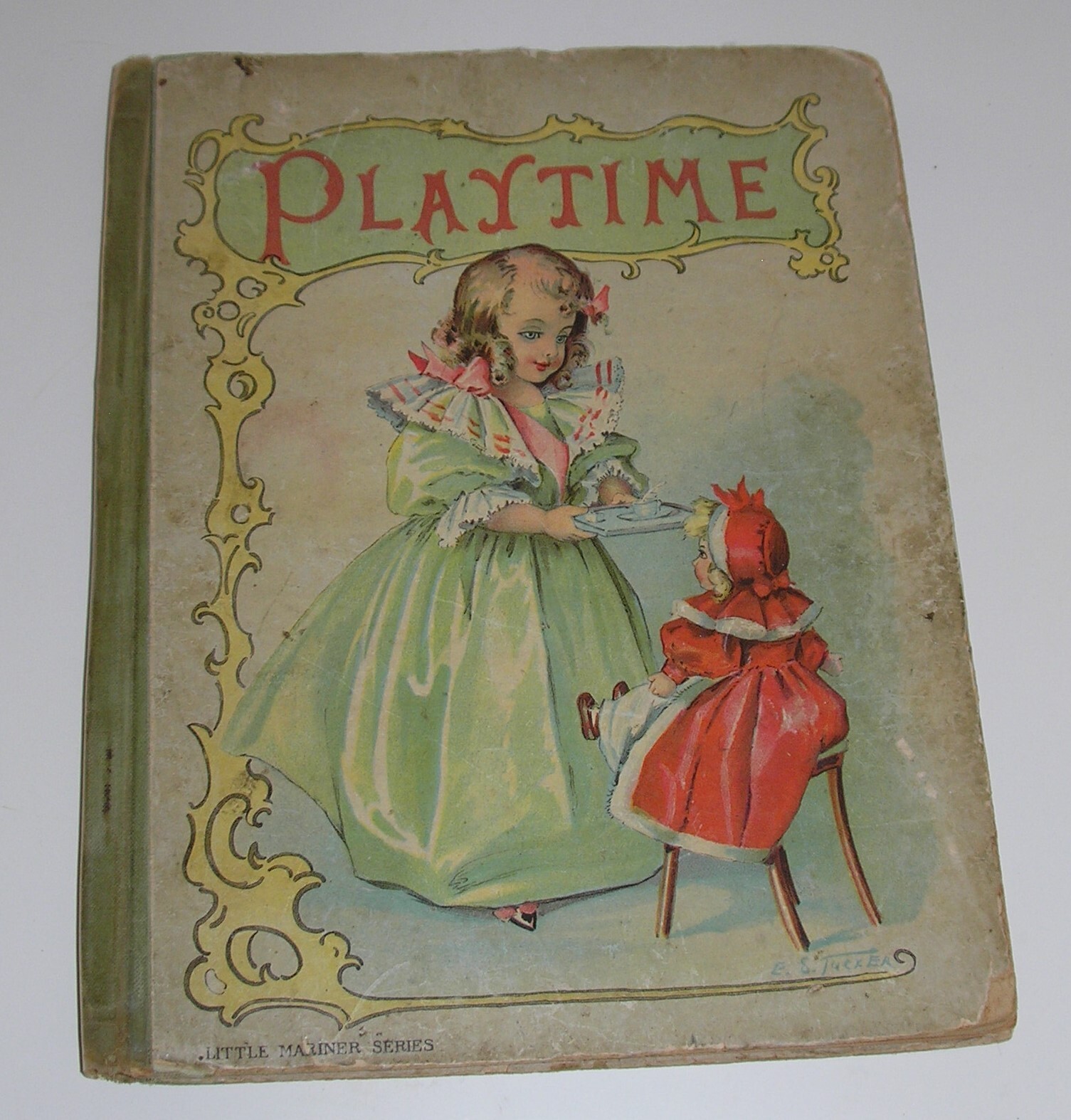 PLAYTIME – Antique Childrens Book HC 1891 H. M. Caldwell Co.