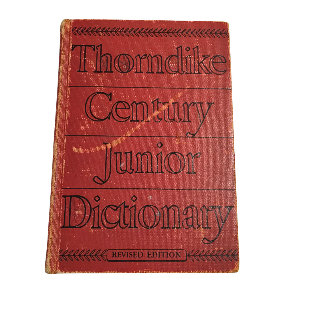 Rare Error – Mis-bound | 1942 Thorndike Century Junior Dictionary | Upside Down