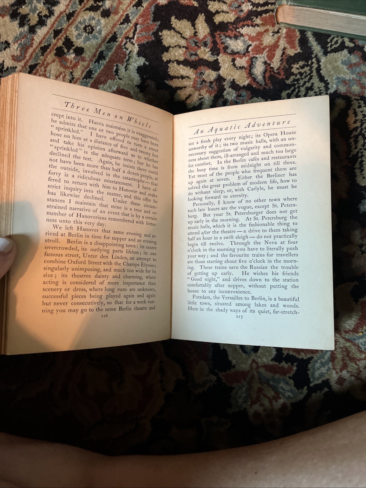 Jerome K. Jerome – Three Men on Wheels. 1900 Dodd Mead & Company First Edition