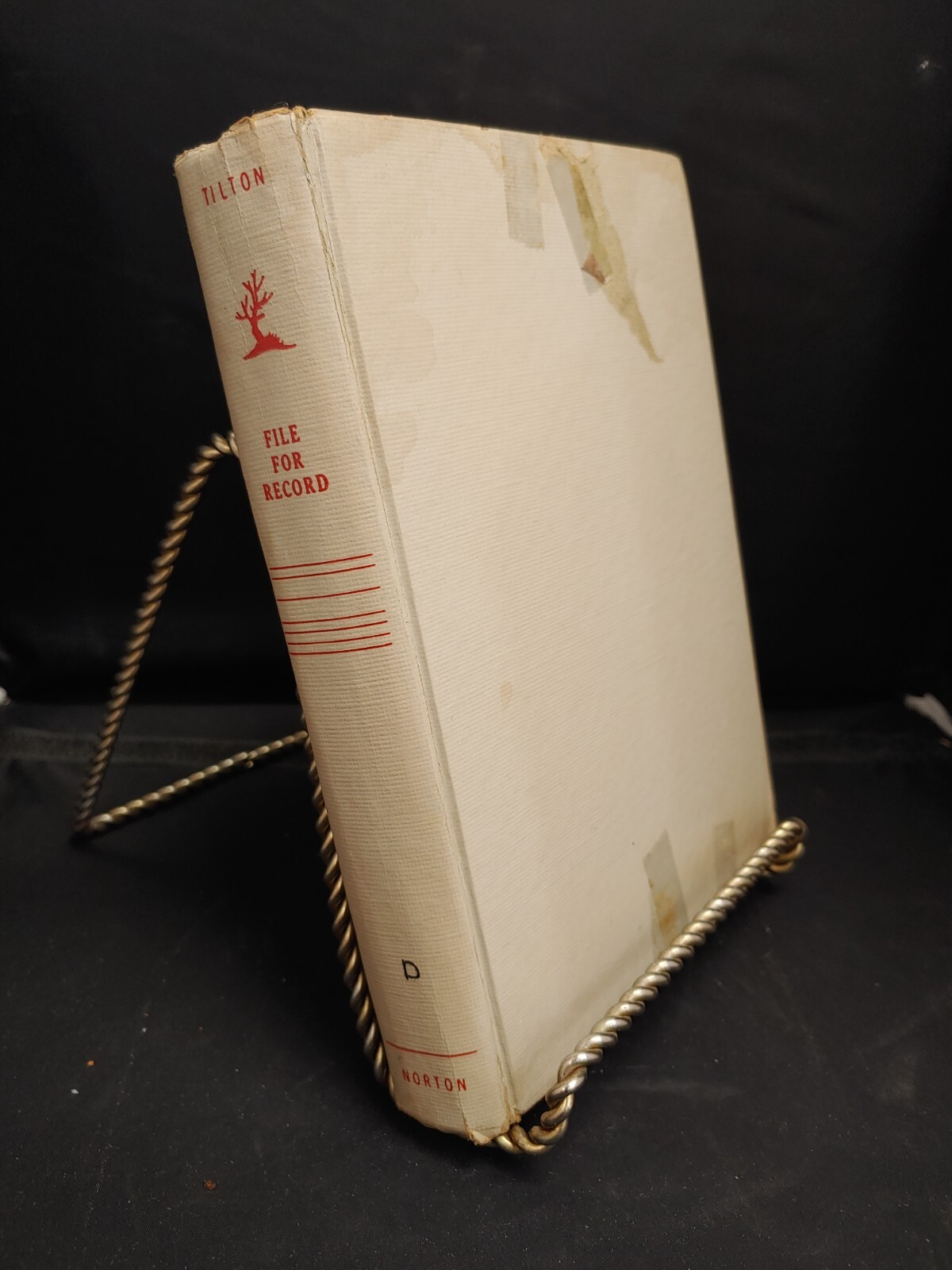 File for Record by Phoebe Atwood Taylor writing as Alice Tilton 1943 HC 1st Ed.