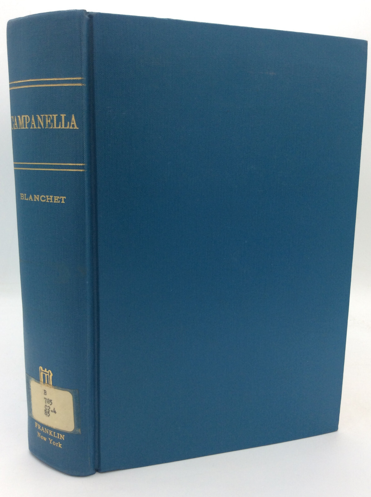 CAMPANELLA – Leon Blanchet – ca 1970s – French Catholic history inquisition