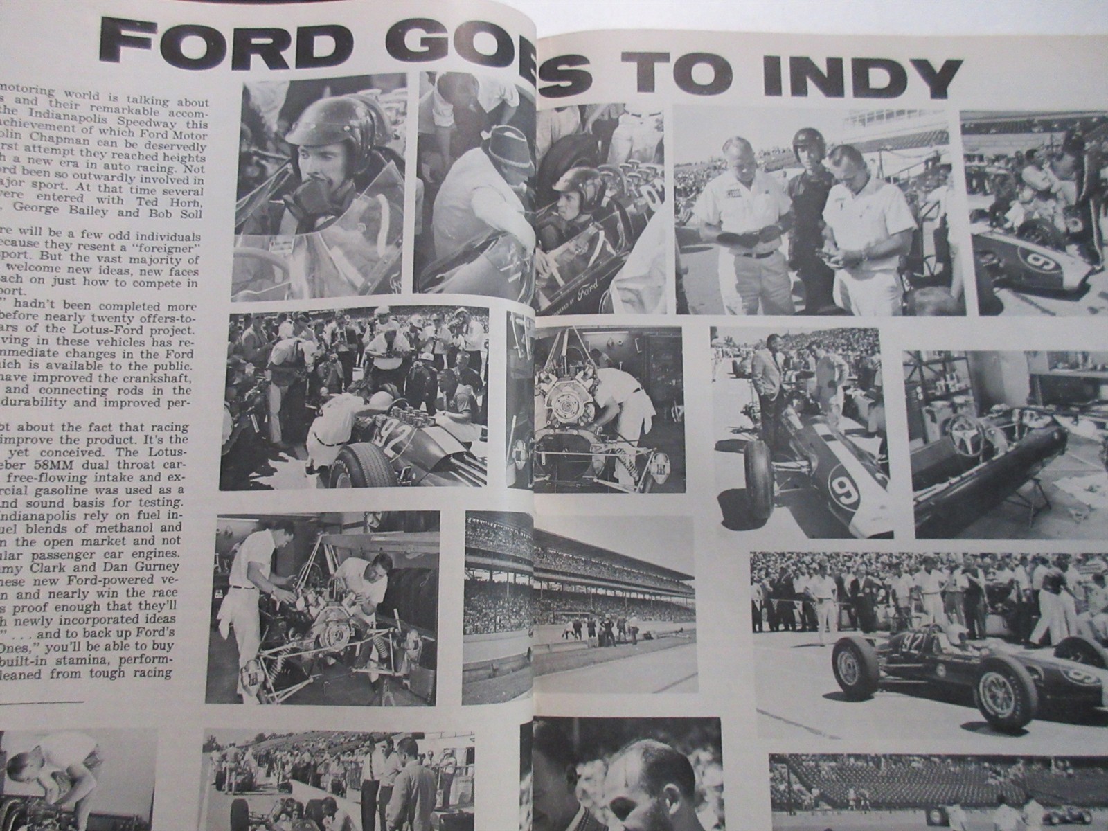 Auto sports International Racing Magazine August 1963 Ford Goes To Indy