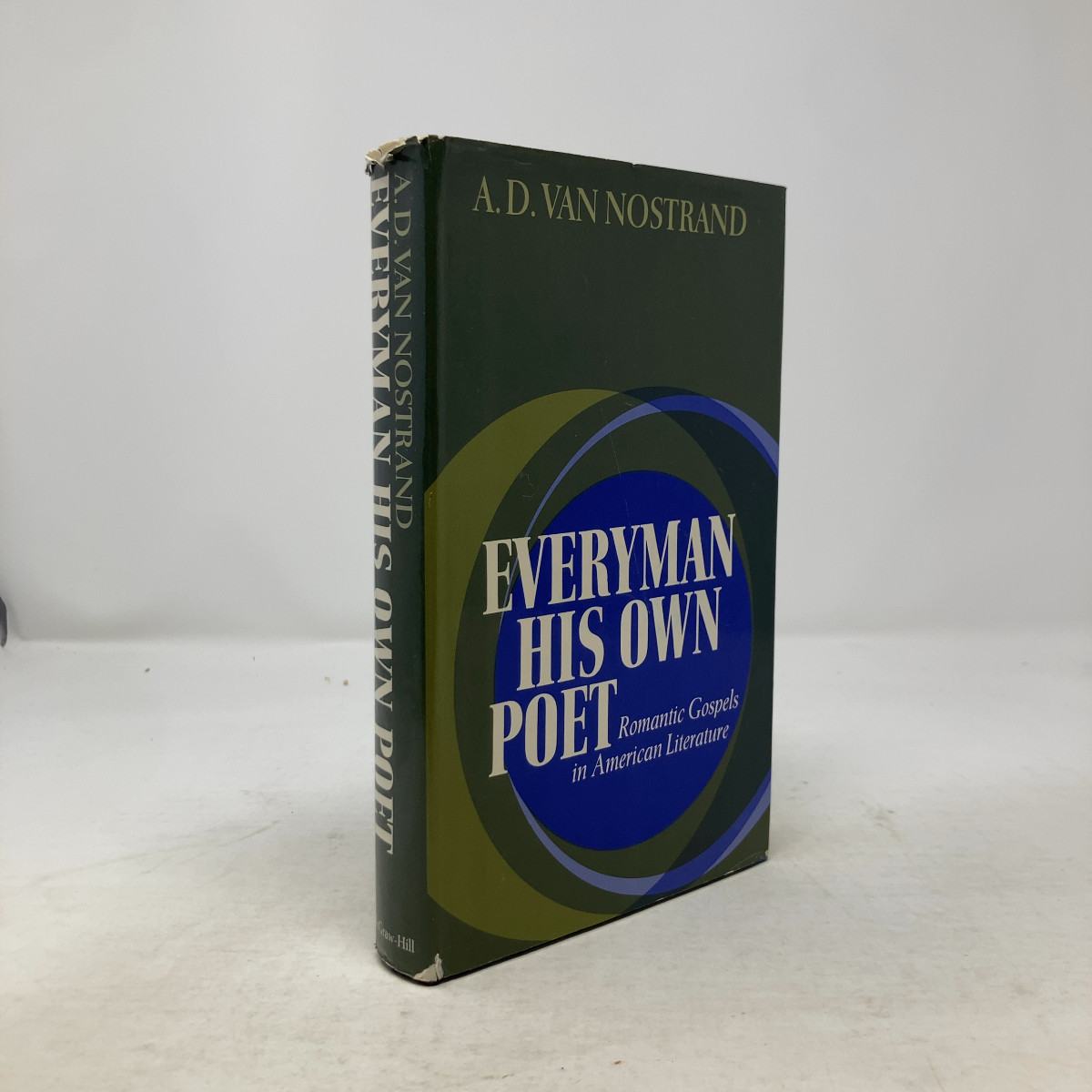 Everyman His Own Poet by A.D. Van Nostrand HC First Edition Very Good 1968