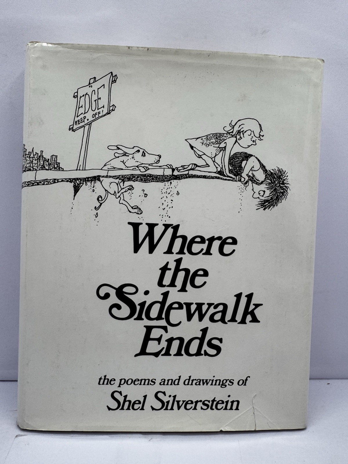Where The Sidewalk Ends by Shel Silverstein 1974 Early Printing HC/DJ Book VG