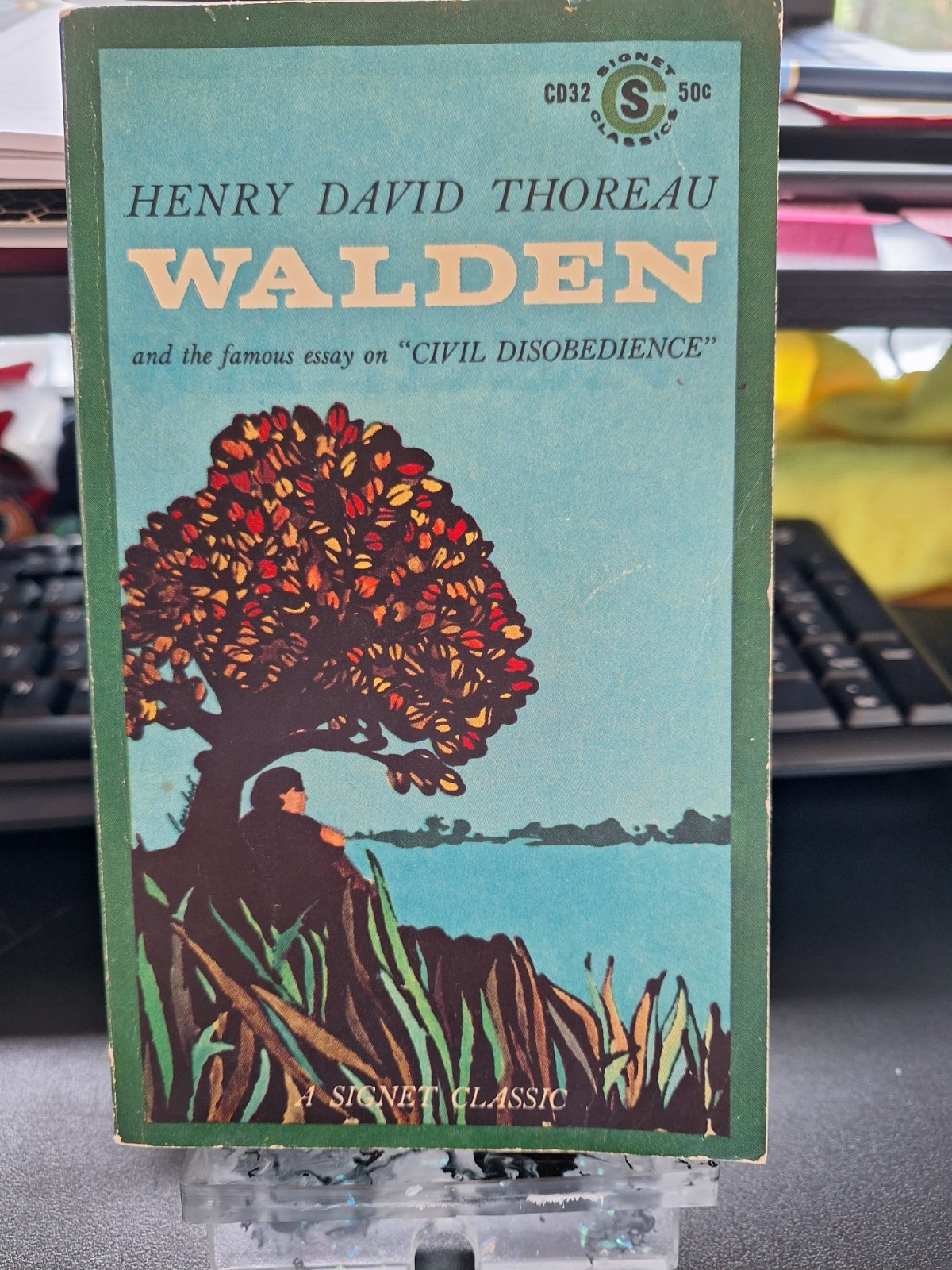 Vintage Paperback Book Civil Disobedience Walden Henry David Thoreau 1960 Signet