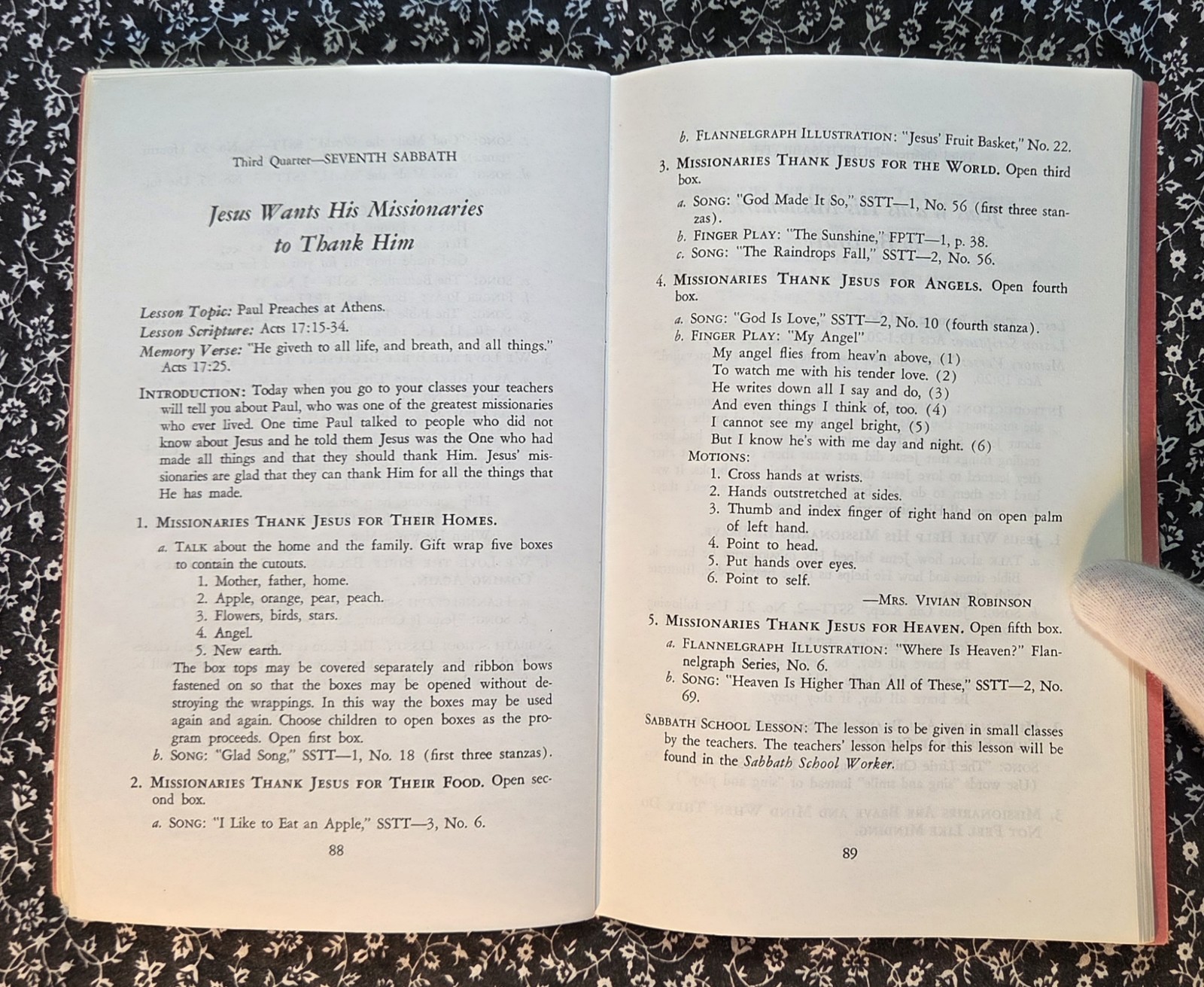 Program Helps For Kindergarden Leaders, Book Three, Review and Herald, SDA, 1961