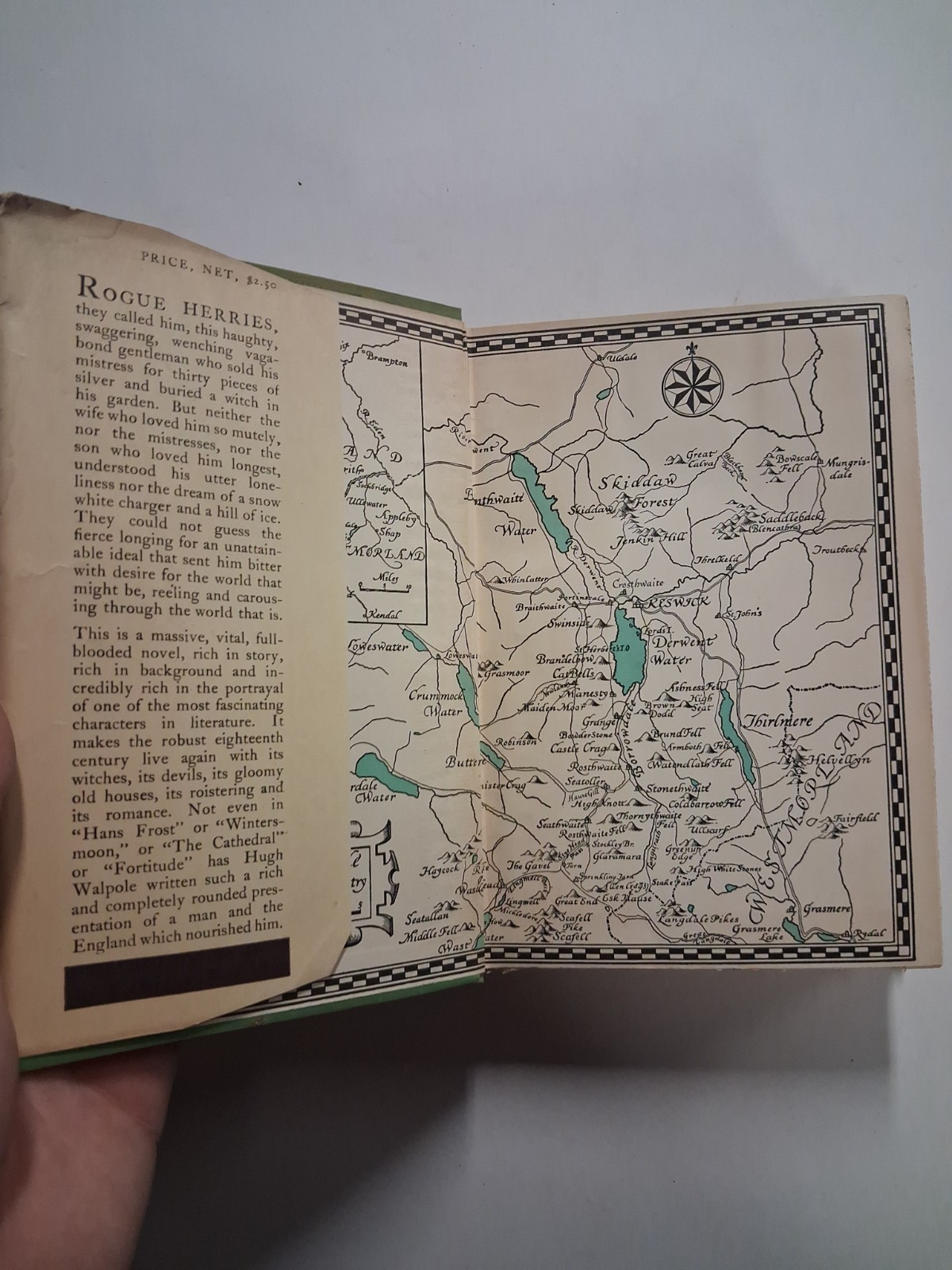 1930 ROGUE HERRIES Hugh Walpole FIRST EDITION Dust Jacket