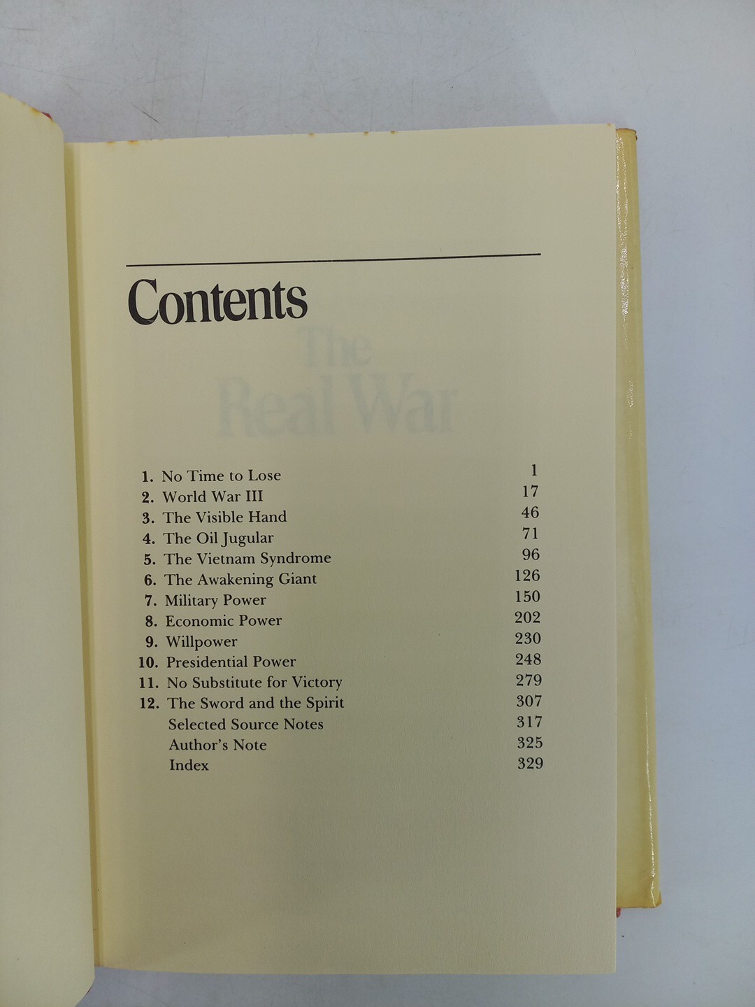 Nixon, Richard Milhous THE REAL WAR 1st Edition 1st Printing 1980