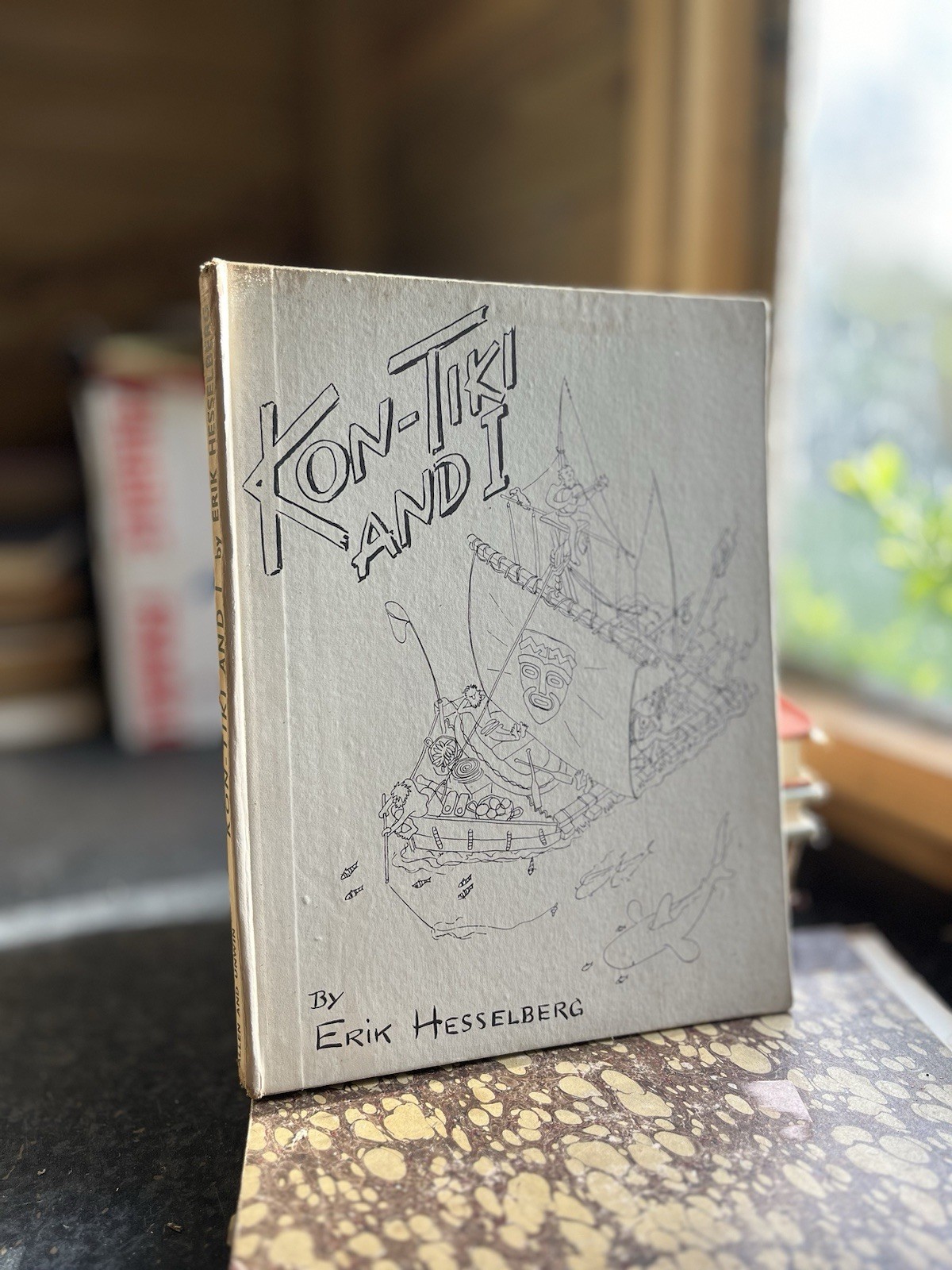 Kon-Tiki and I, by Erik Hesselberg, 1950, Allen and Unwin London, voyage