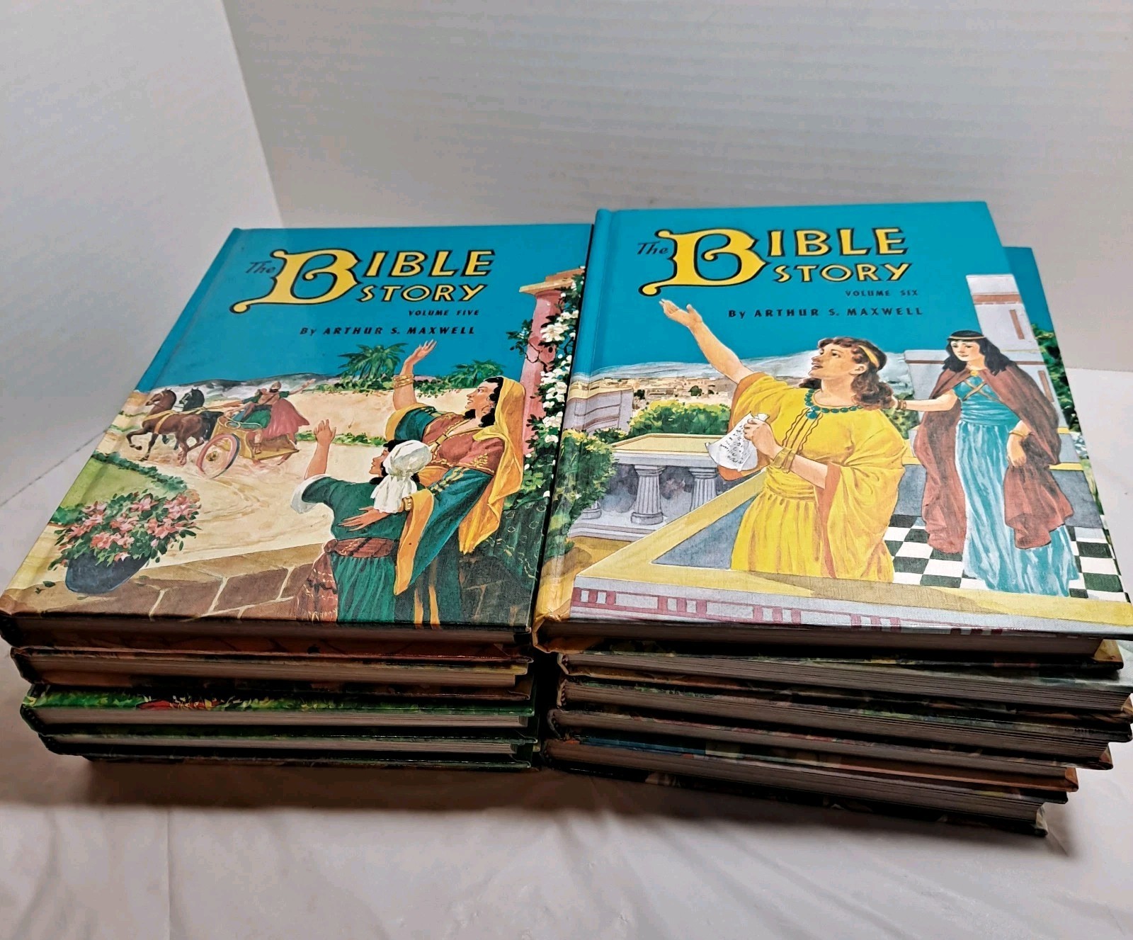 The Bible Story Complete Arthur S Maxwell Volumes 1-10 Vintage 1975 early 80’s