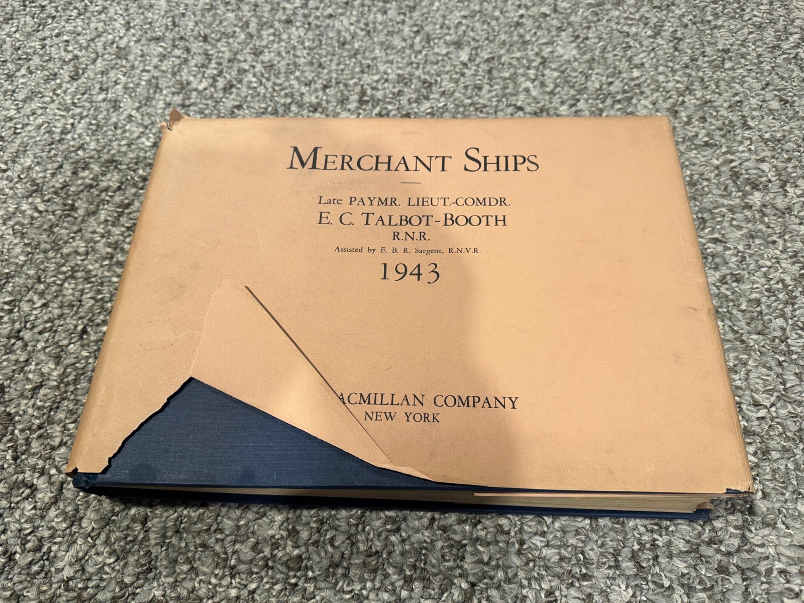 Merchant Ships 1943 by E. C. Talbot-Booth MacMillan Co.