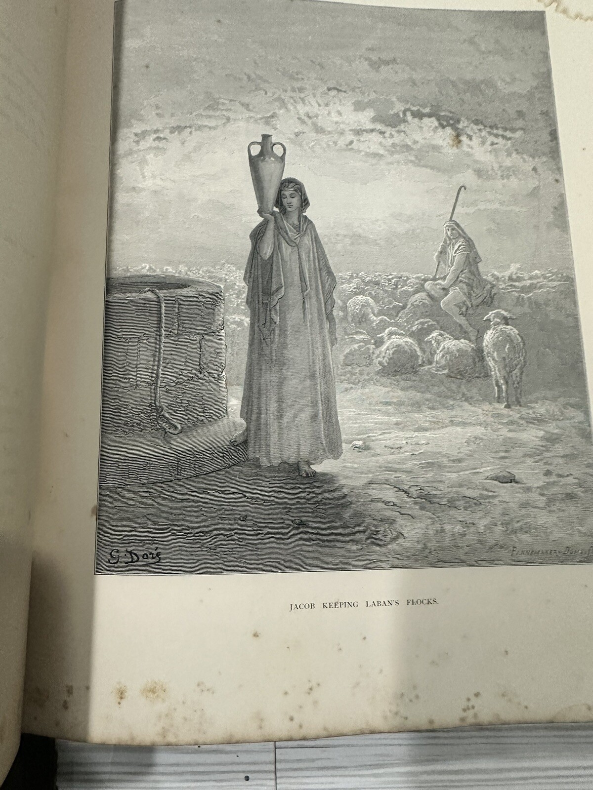 RESERVED Vintage Vol 1 & 2 Antique Gustave Dore Gallery Book Rare!