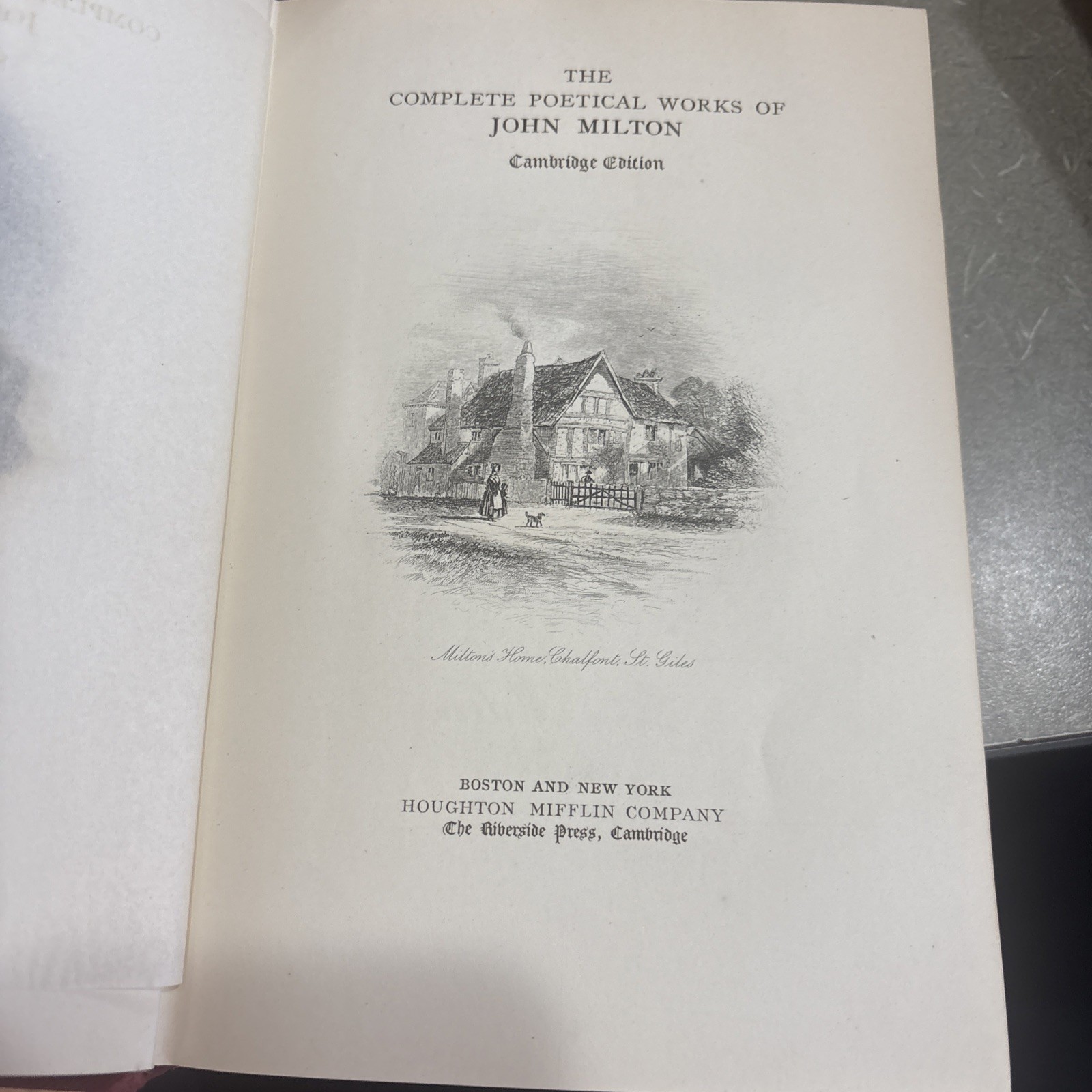 John Milton’s Antique Book Lot