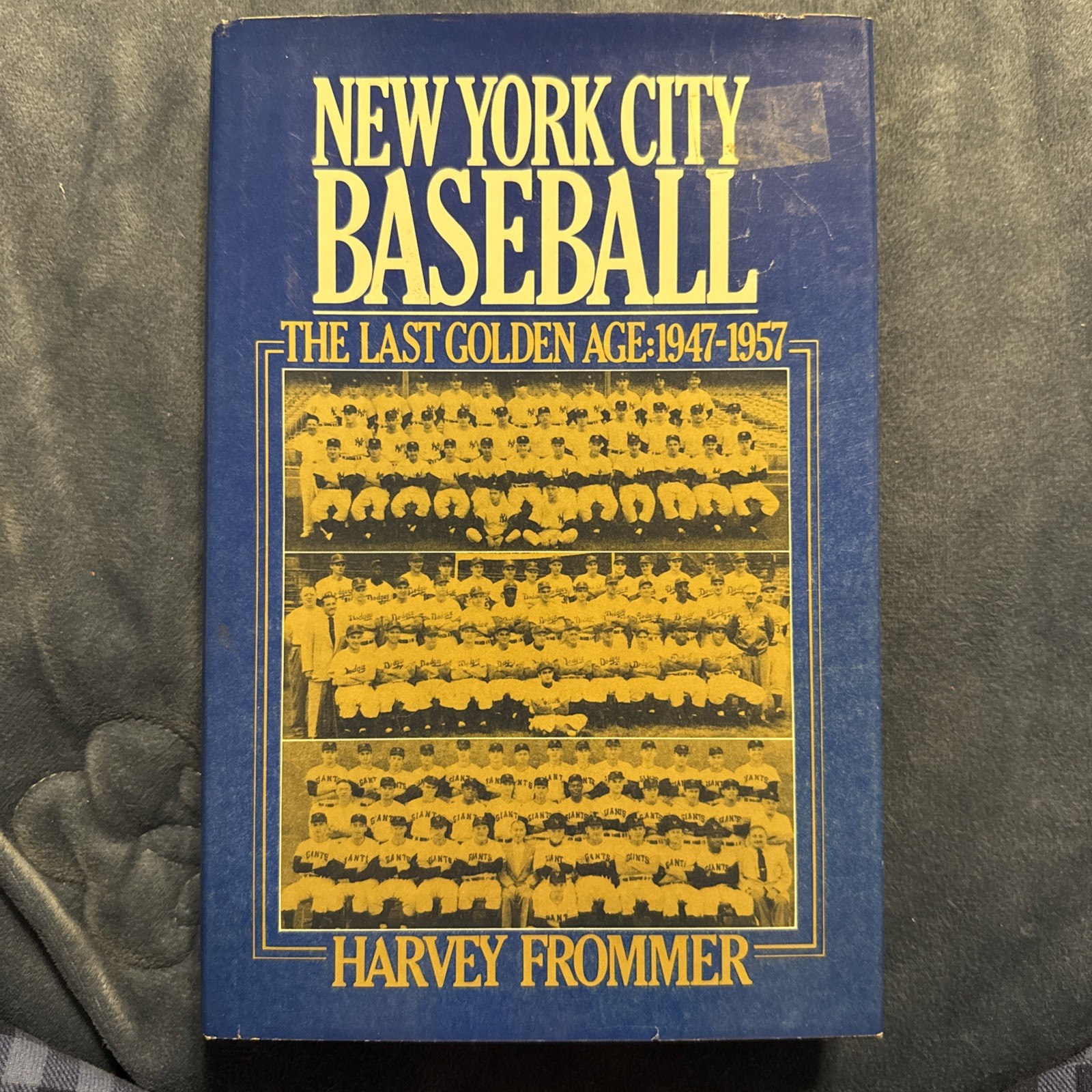 New York City baseball by Harvey Frommer HC First Edition Very Good 1980