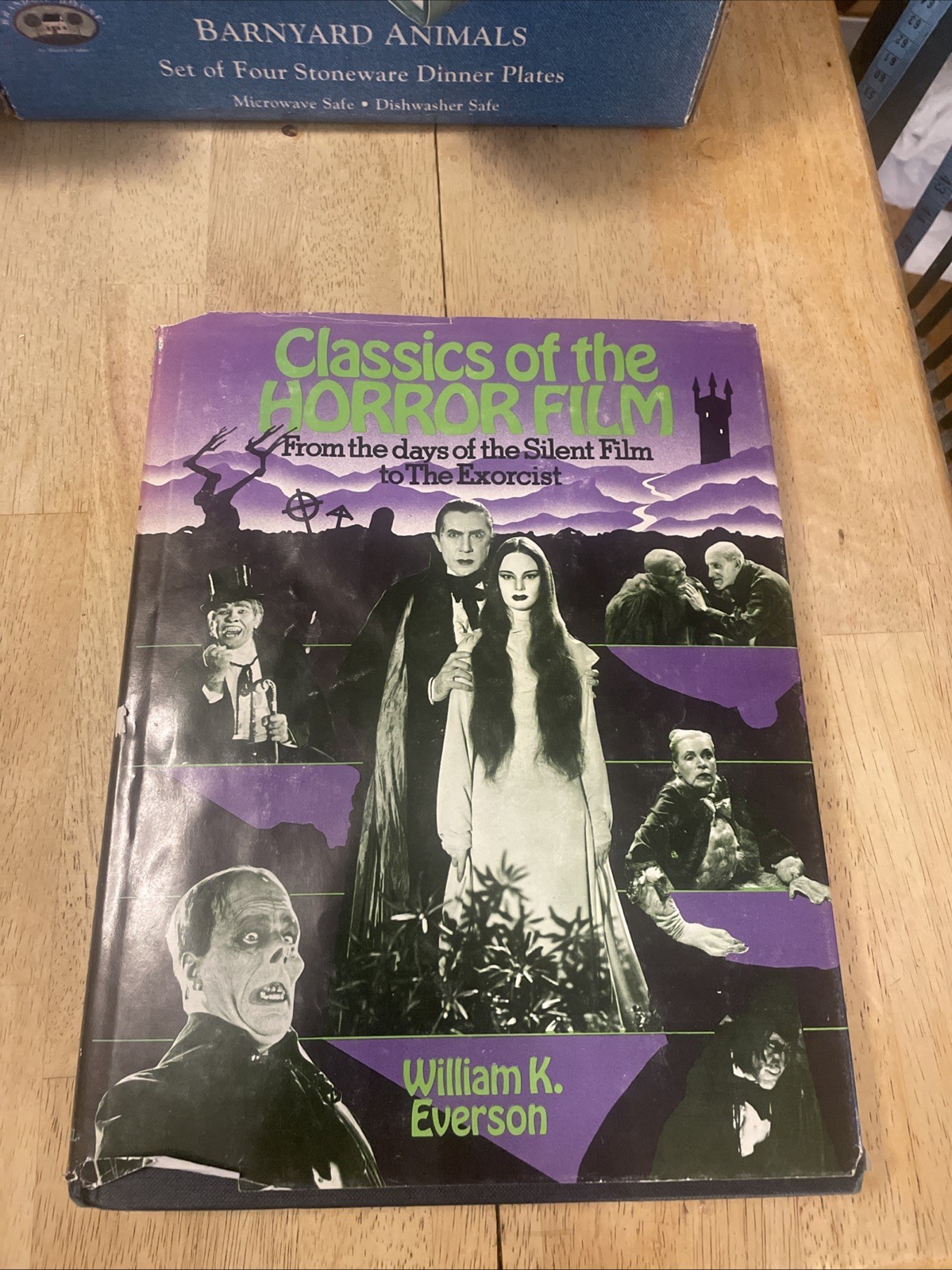 Classics of the Horror Film by William K. Everson Movie HC/DJ 1974 VTG