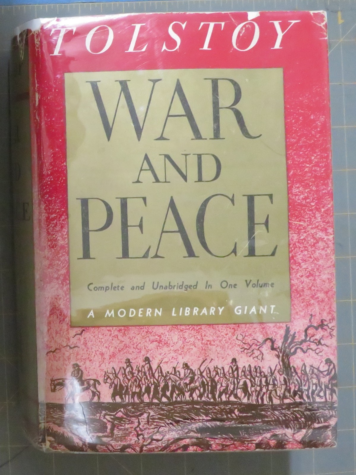 modern library tolstoy war and peace hardcover w/jacket