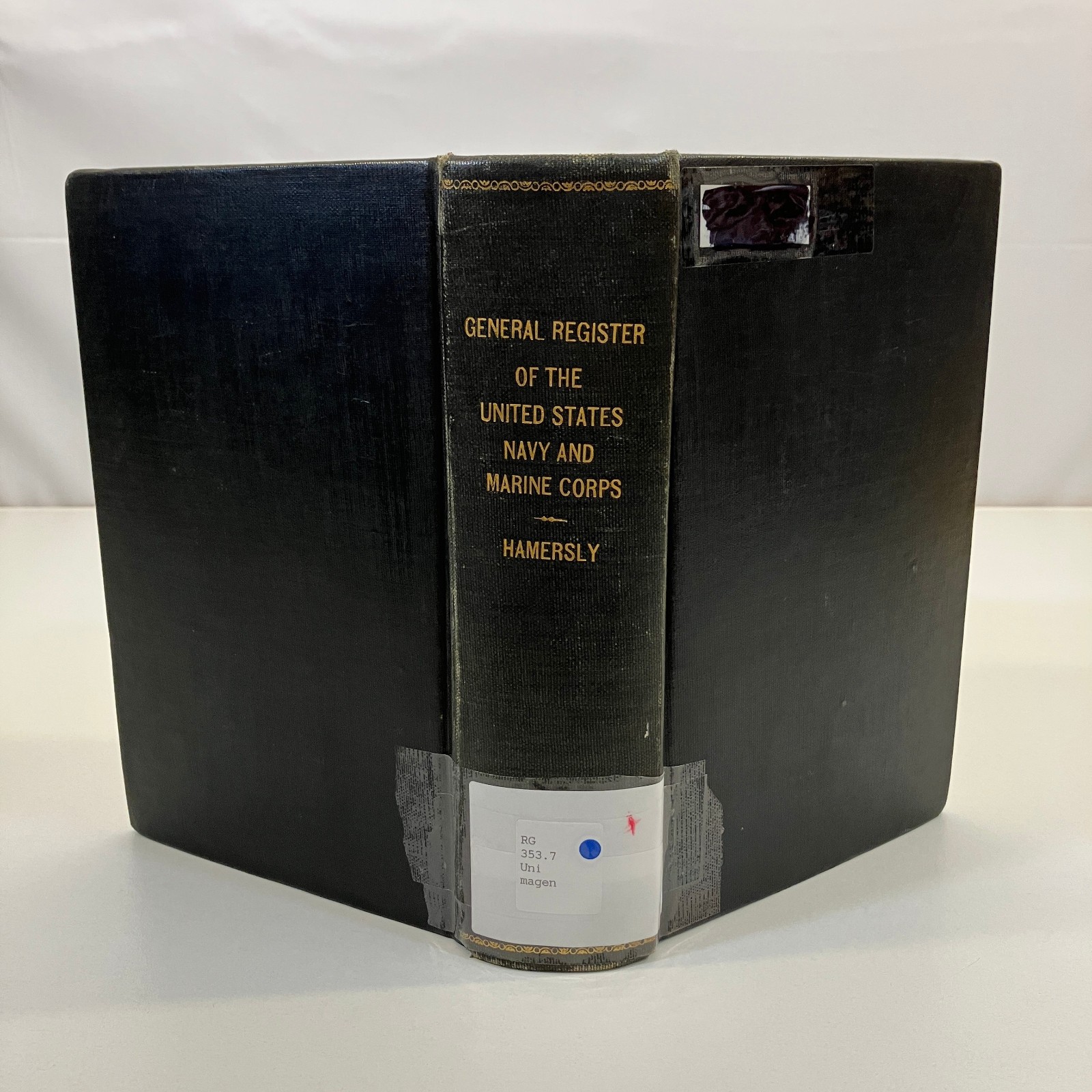 Antique General Register of the United States Navy & Marine HC 1882 Hammersly