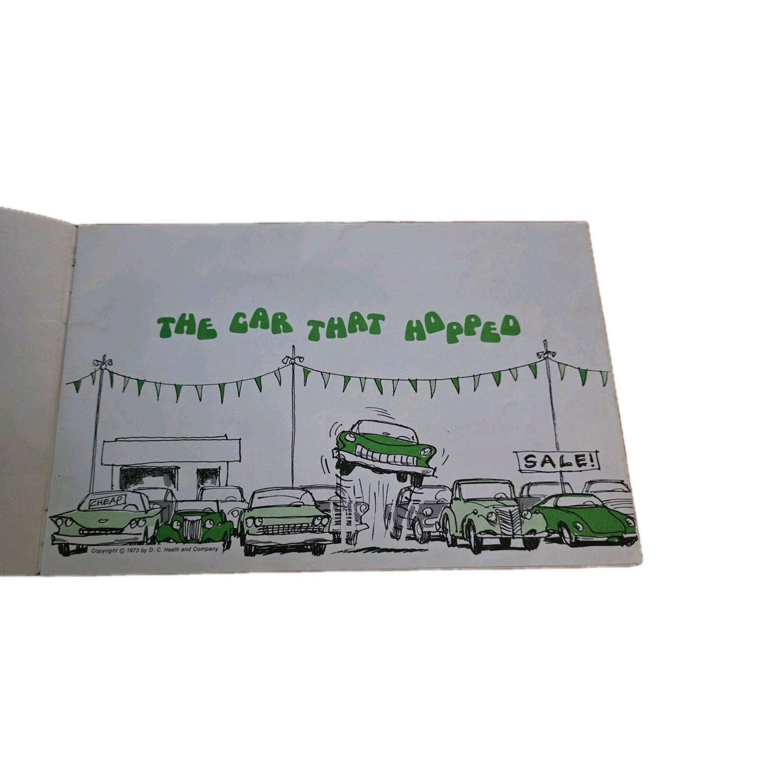 Vintage 1970s School Reader The Car That Hopped D.C. Heath Children’s Book