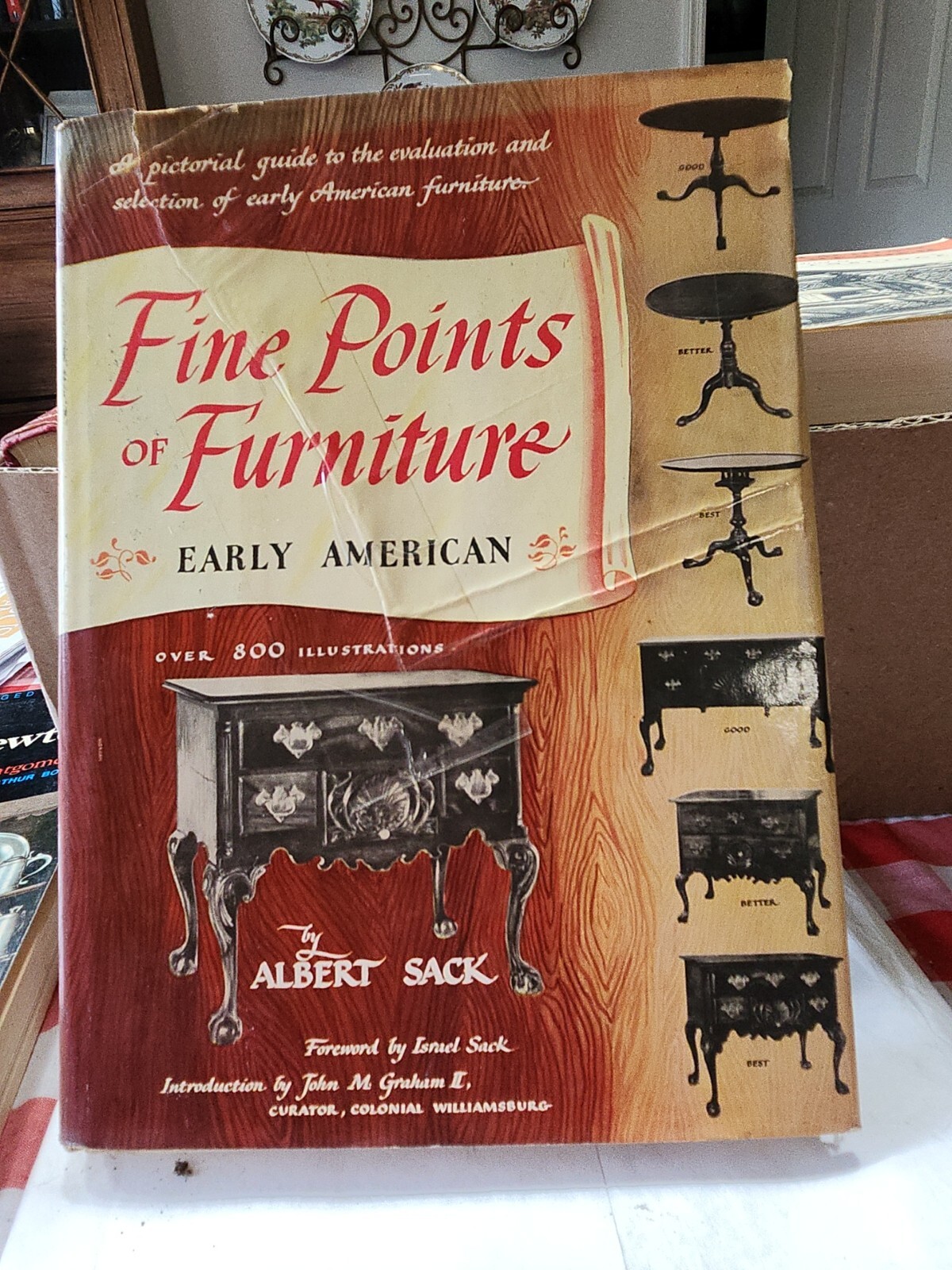 Fine Points Of Furniture: Early American – Hardcover By Albert Sack – GOOD