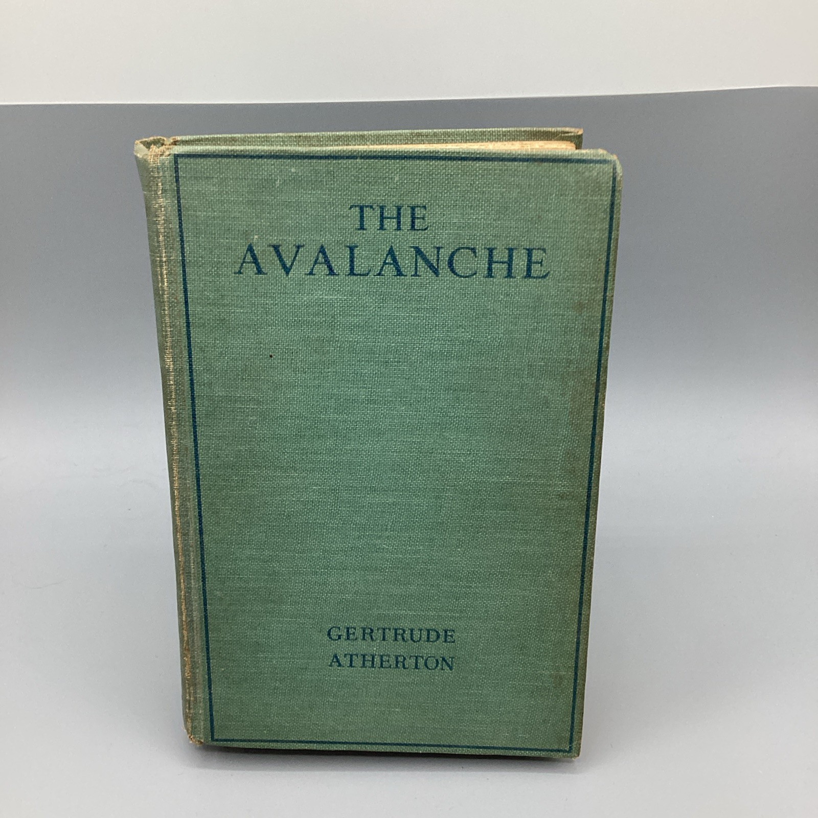 Gertrude Atherton THE AVALANCHE A Mystery Story Stokes 1919 1st Print