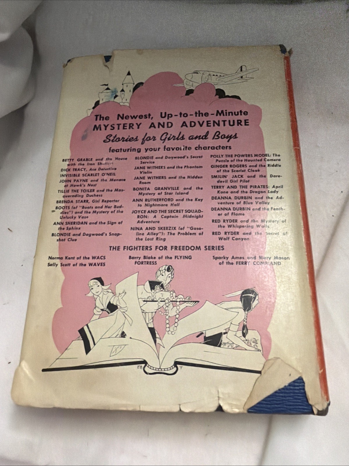 Norma Kent of the WACS by Roy J Snell 1943 Fighters for Freedom Series HC w/DJ