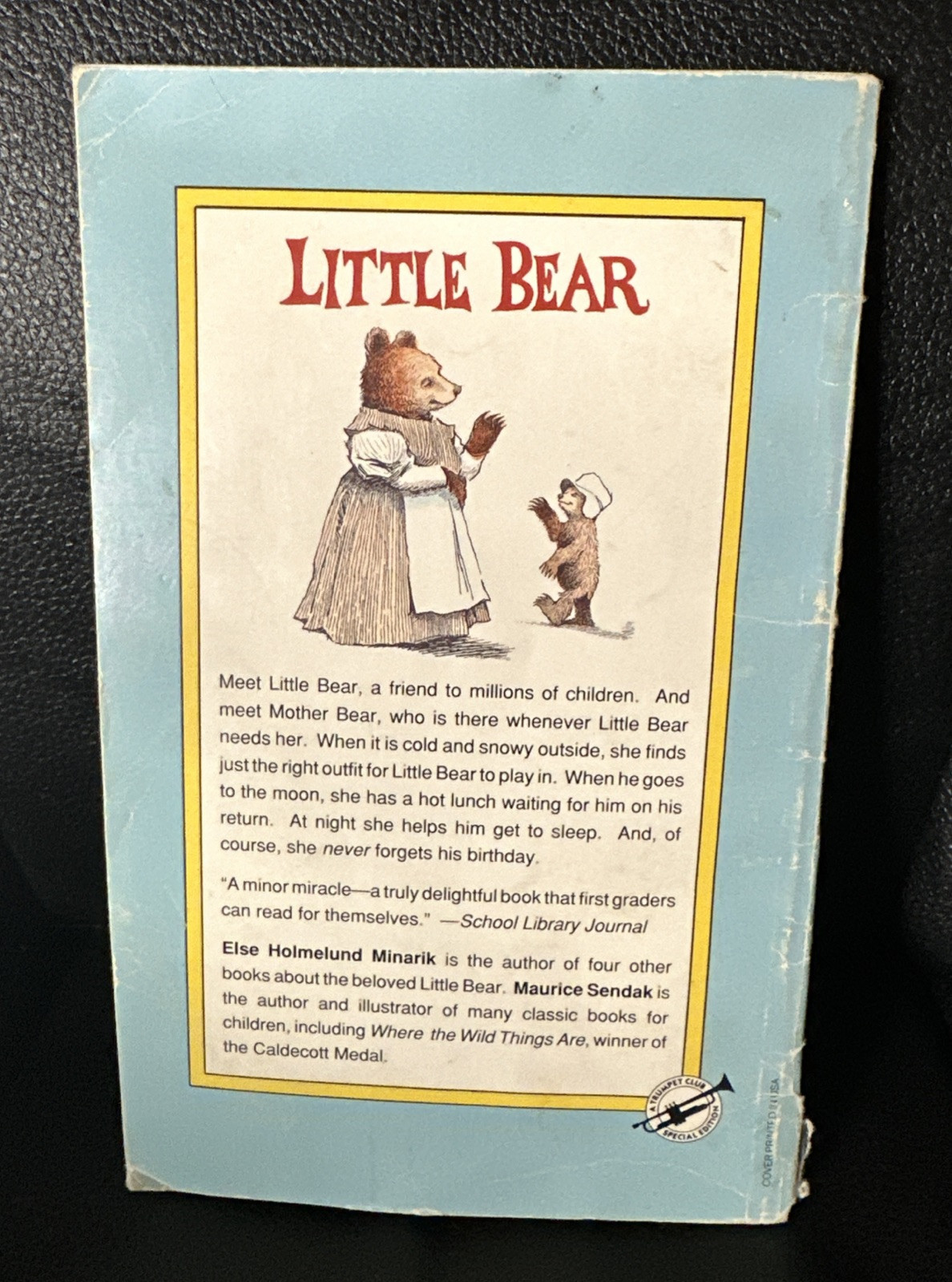 LITTLE BEAR-I CAN READ Paperback BOOK BY ELSE HOLMELUND MINARIK